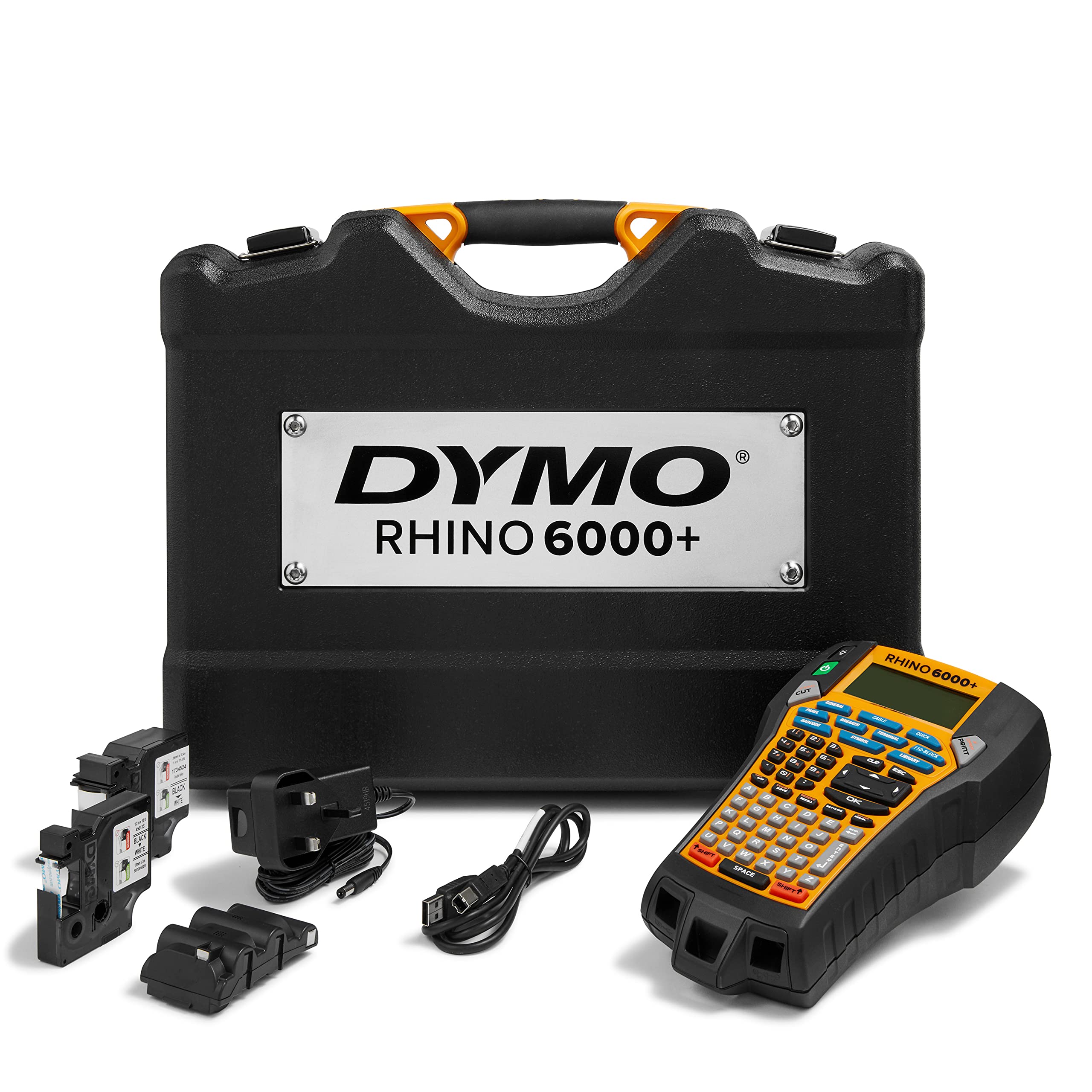 Dymo Rhino 6000+ im stabilen Hartschalenkoffer ABC UK Etikettendrucker