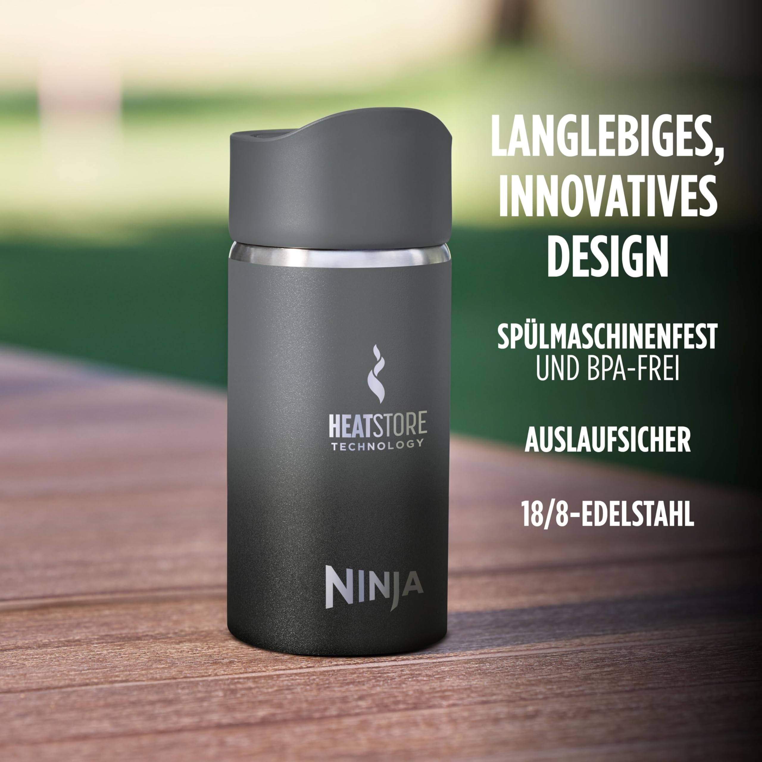 Ninja 300 ml Sip Perfect Trinkflasche für Heißgetränke