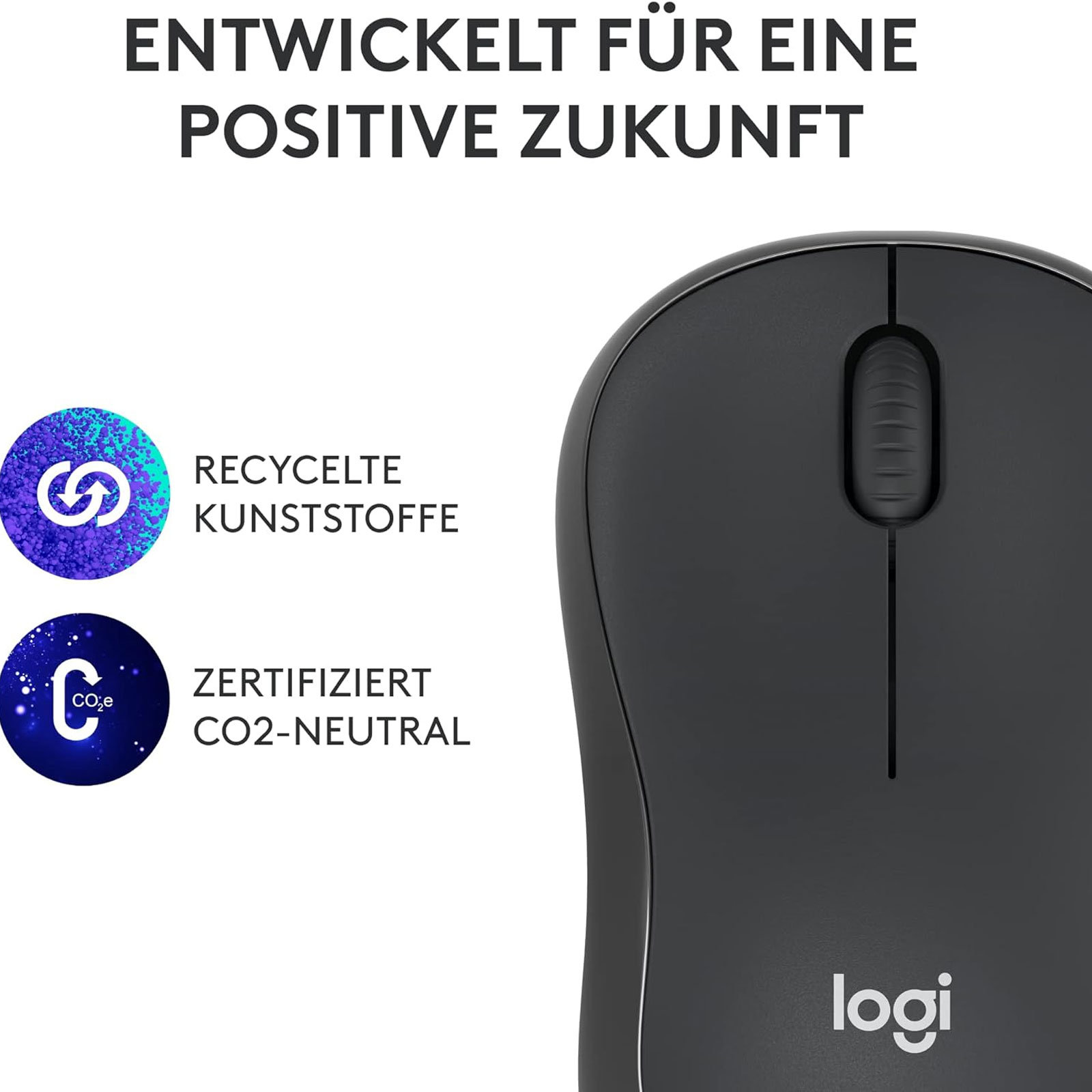 Logitech M240 Silent Maus, Grau