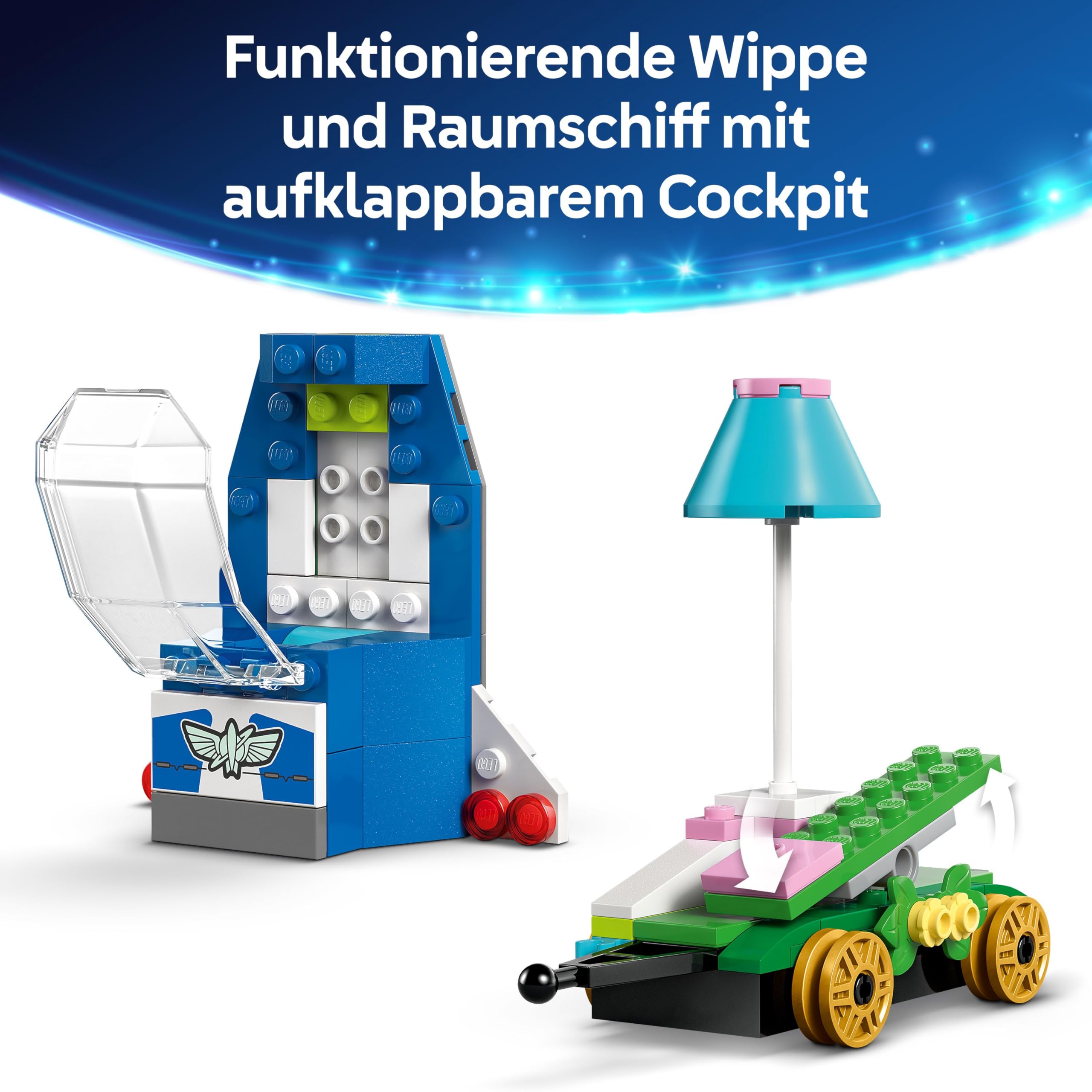 LEGO ǀ Disney and Pixar’s Partyzug und das Auto RC aus Toy Story 43264