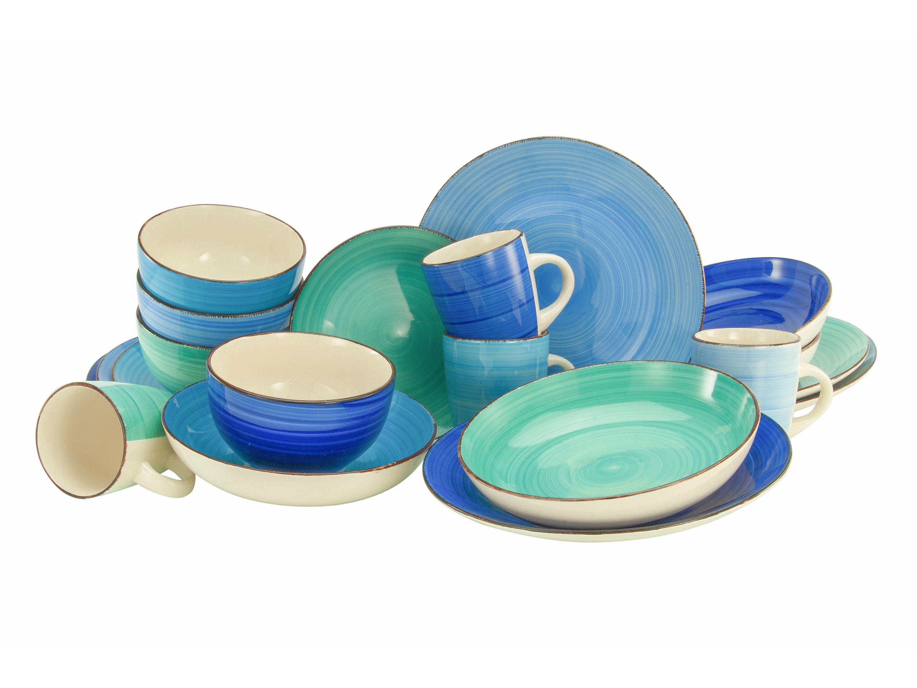 Creatable, 20868, Serie Bella Casa AQUA, Kombiservice, 20 teilig