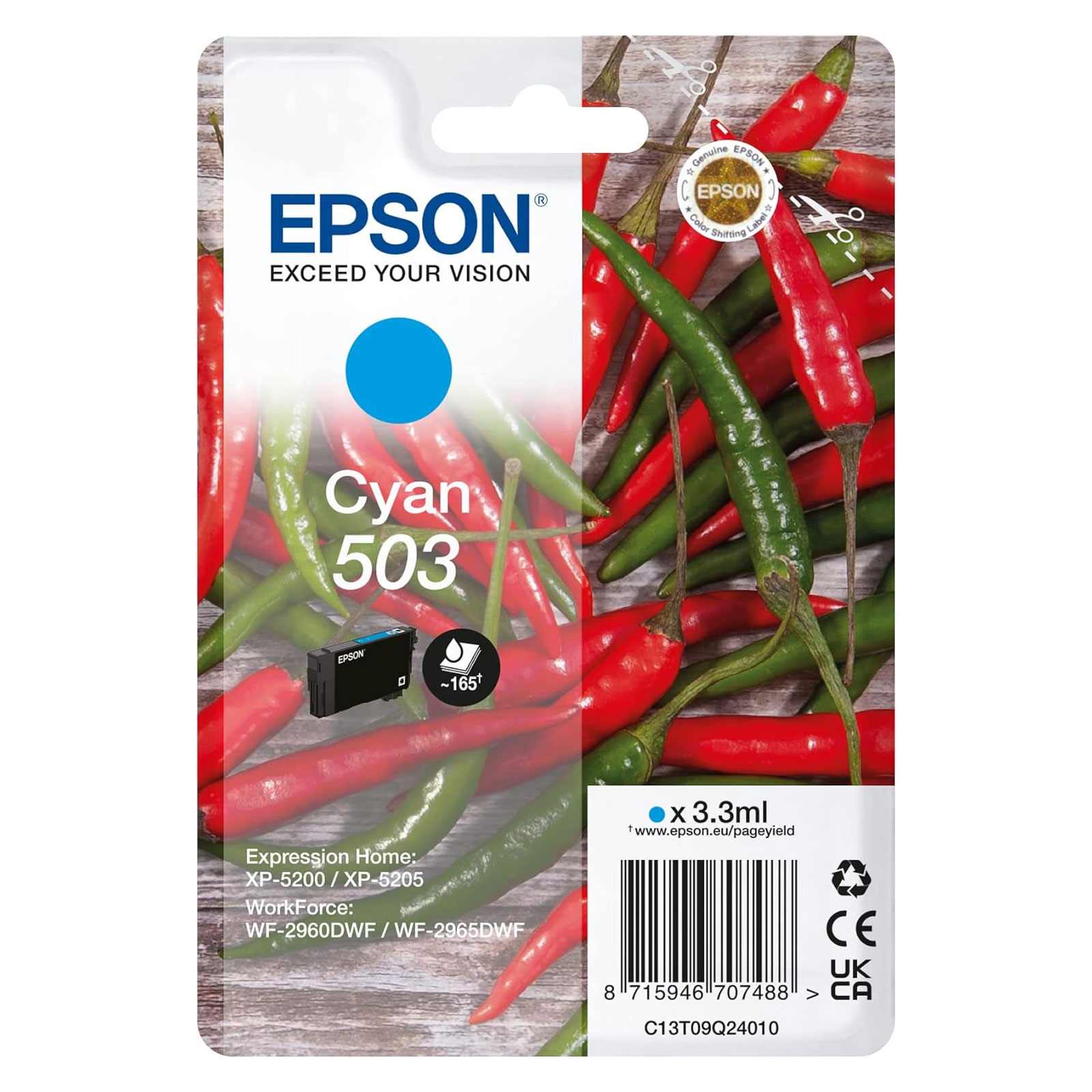 Epson C13T09Q24010  503 Chillies Cyan