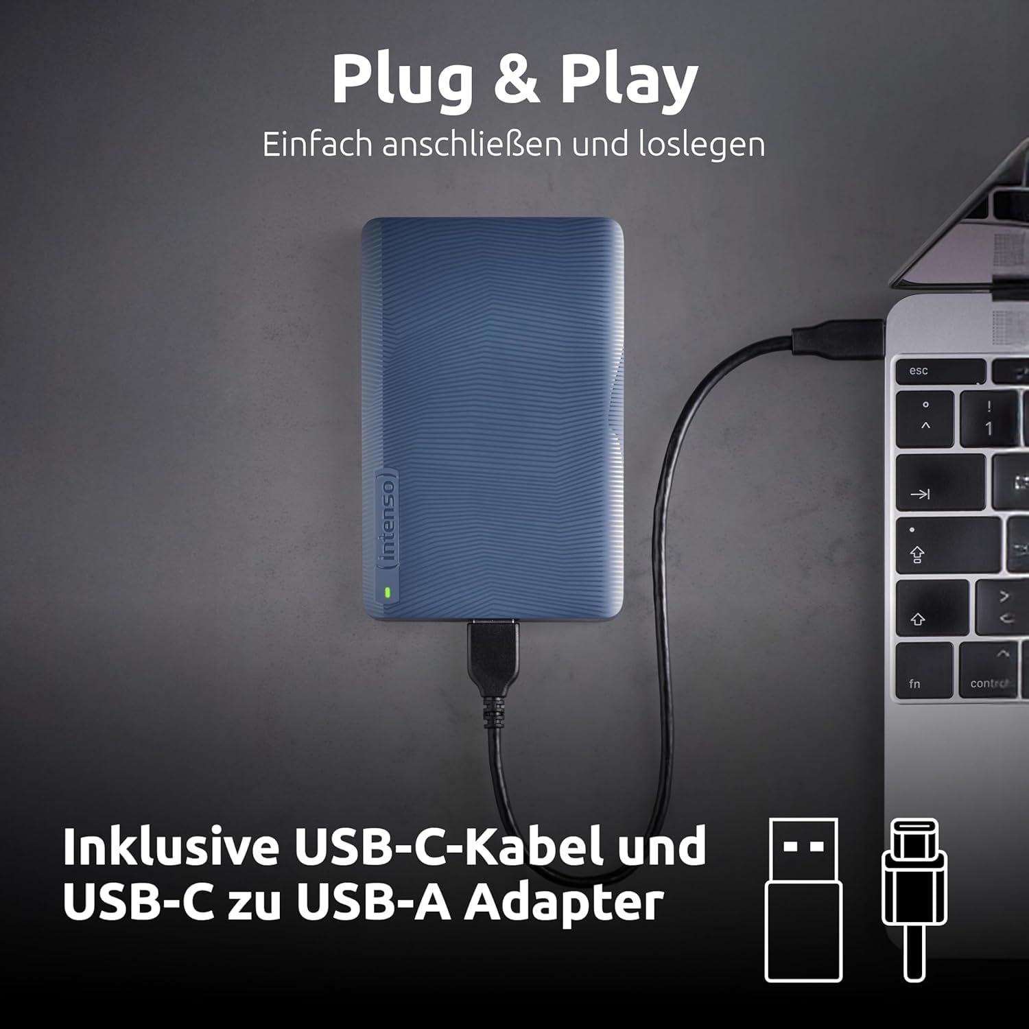 Intenso Memory Safe 2 TB Tragbare Externe Festplatte