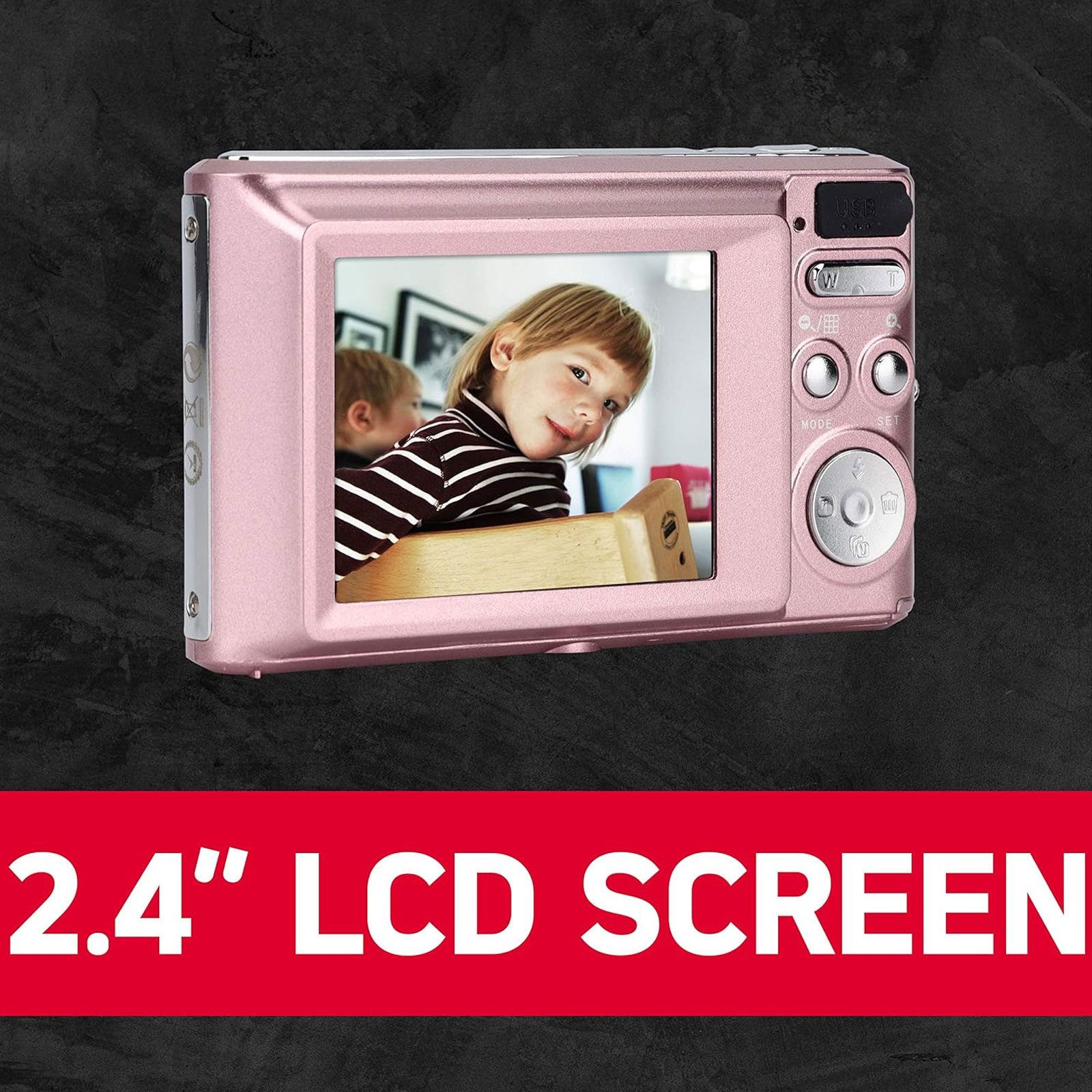 AgfaPhoto DC5200 Kompakte Digitalkamera 21MP, 8x Digitaler Zoom, 2,4 Zoll