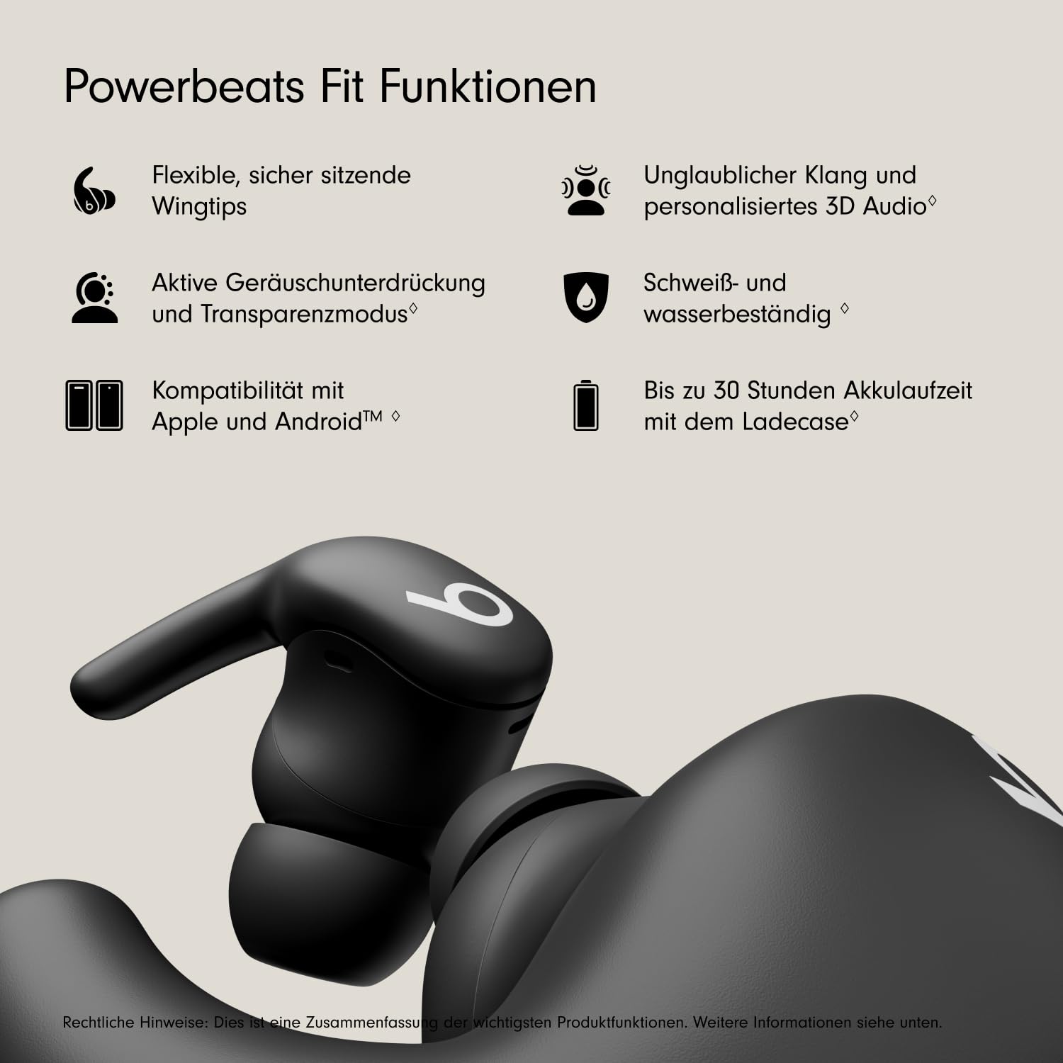 Beats Powerbeats Fit – Kabellose Workout In-Ear Kopfhörer