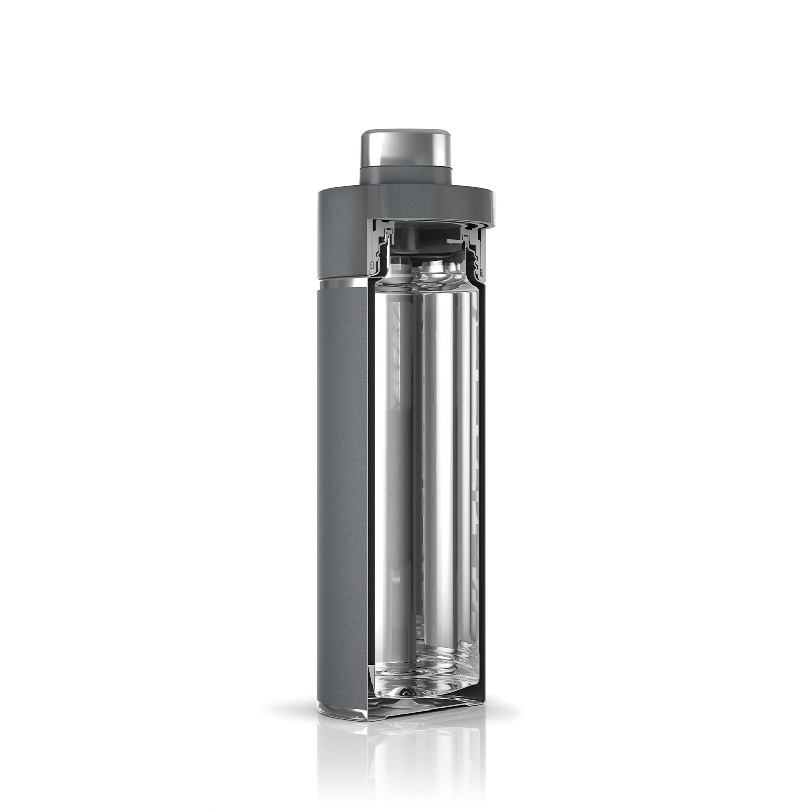 Ninja DW1801EUUKGY Thirsti 530ml Travel Bottle Grey Trinkflasche