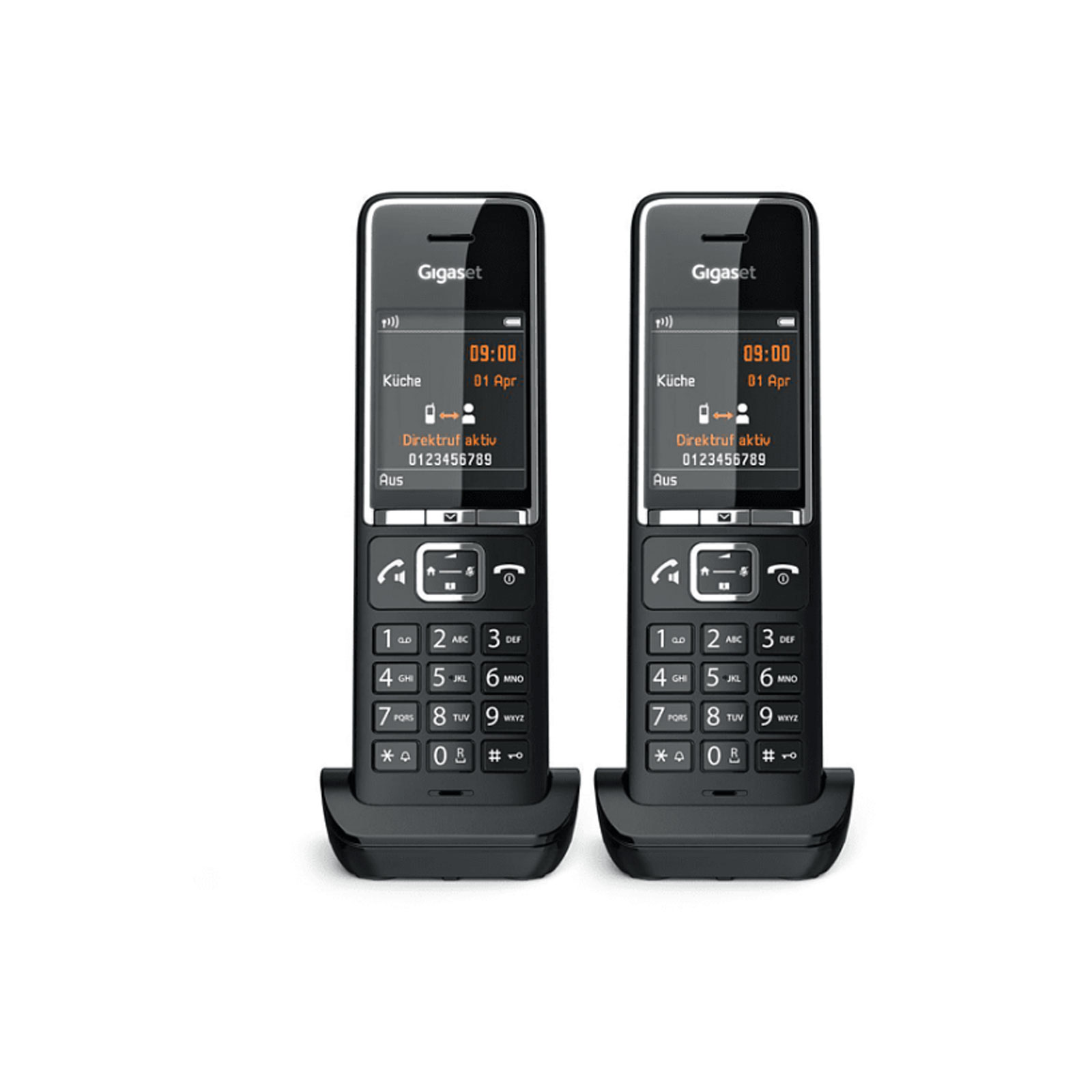 Gigaset C550HX DUO Schnurloses-Telefon schwarz