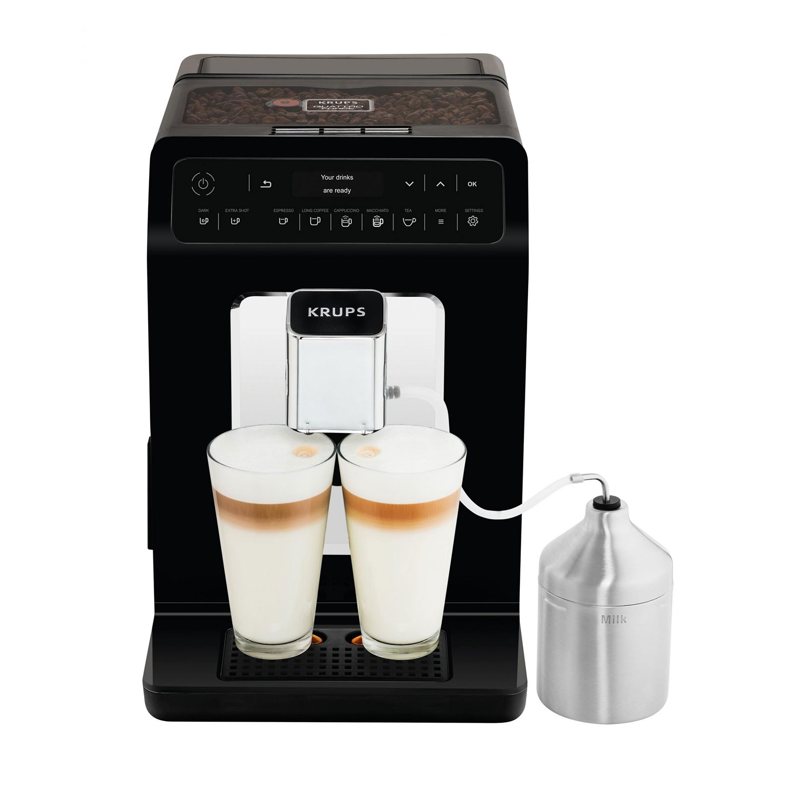 Krups EA 8918 Evidence Kaffeevollautomat Piano-Black