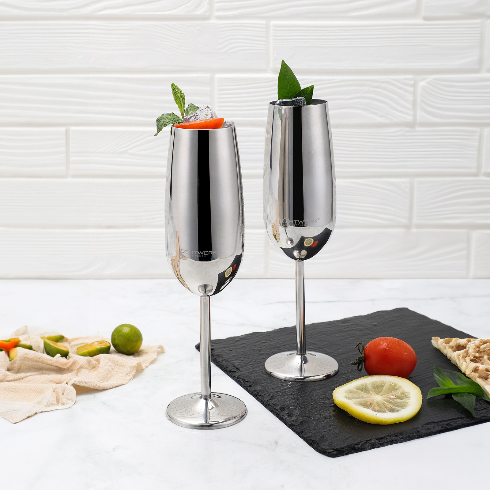 Echtwerk  Sekt-/Champagnerkelch Set 2tlg 