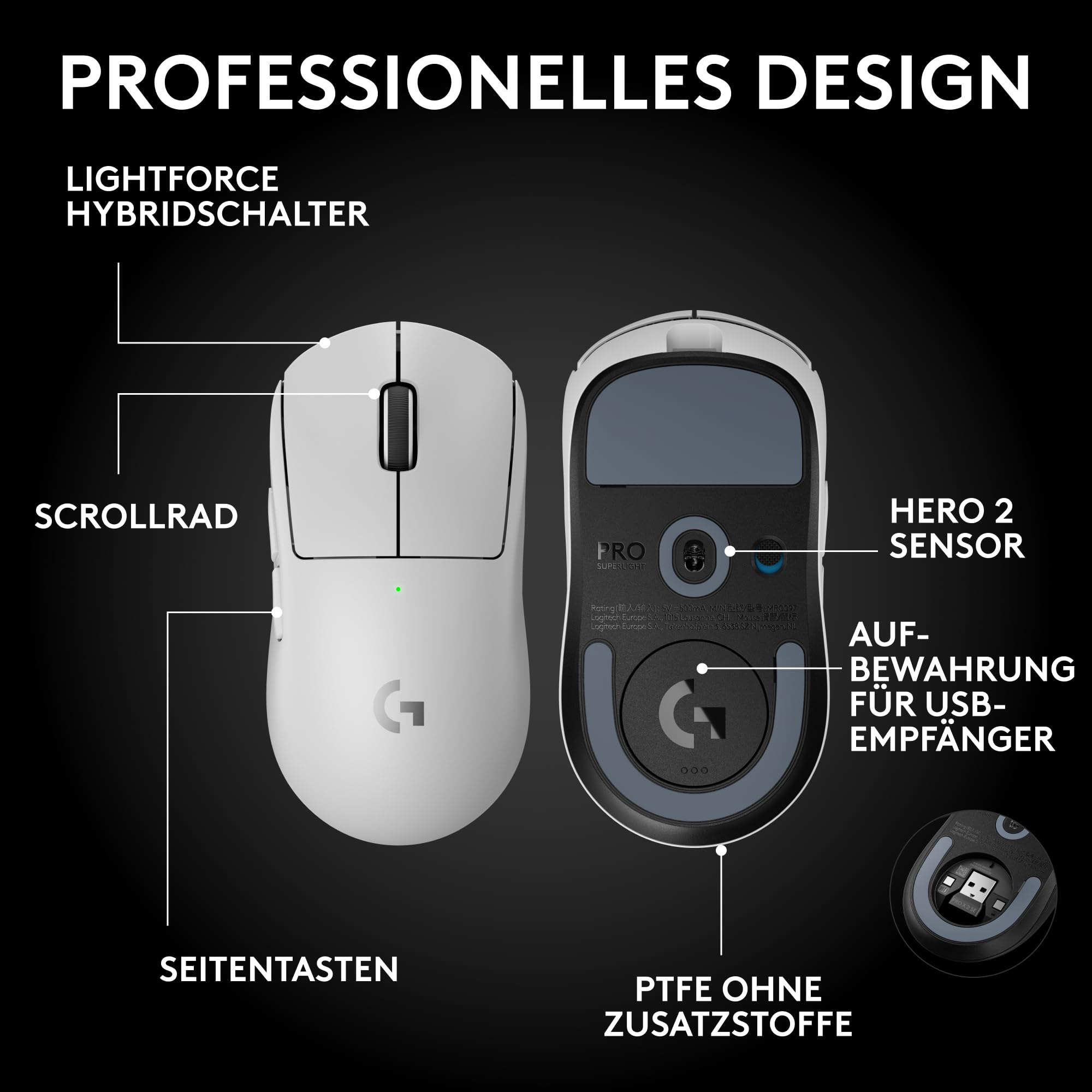 Logitech G PRO X Superlight 2 SE kabellose Gaming-Maus