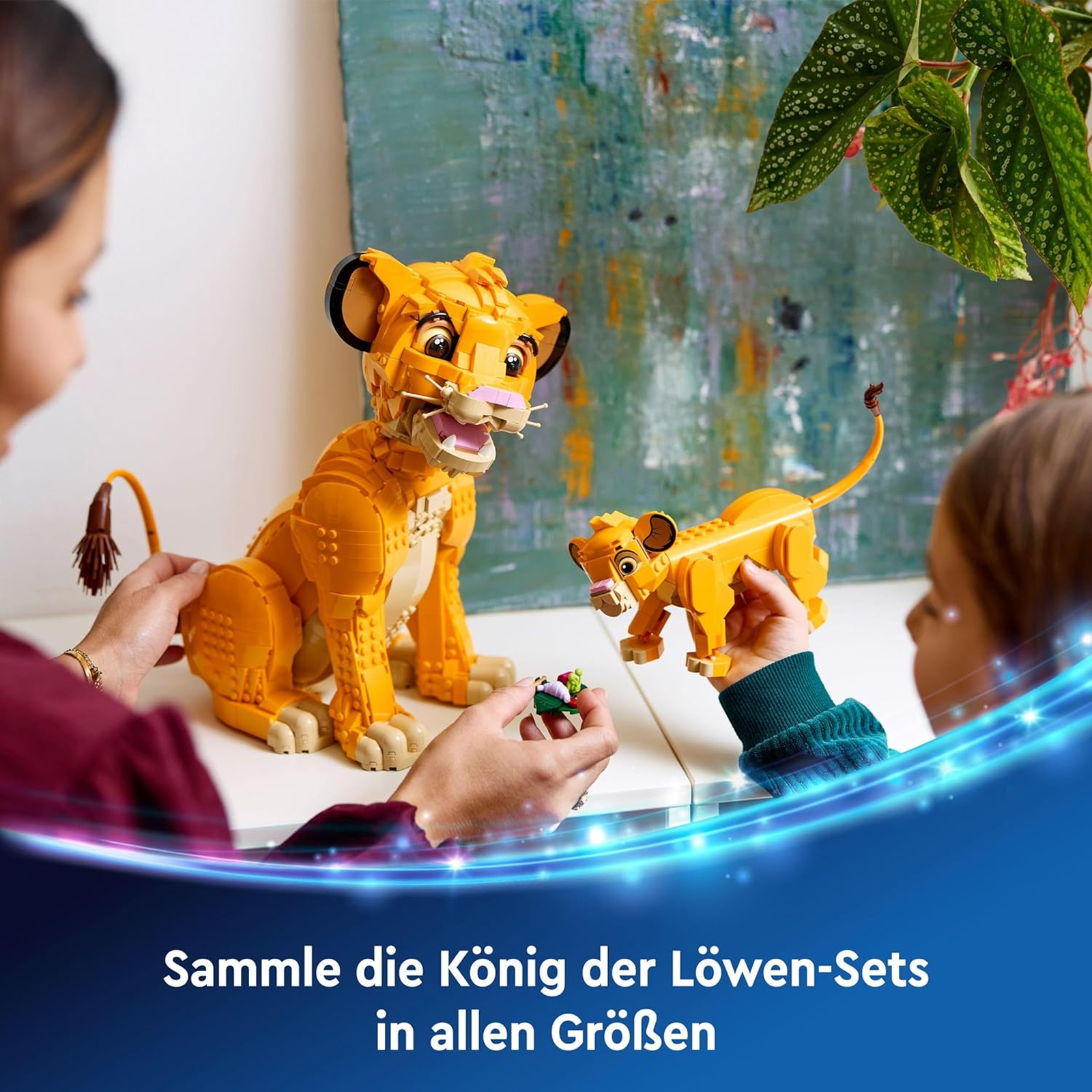 Lego Disney Simba, das Löwenjunge des Königs, Bauspielzeug für Kinder
