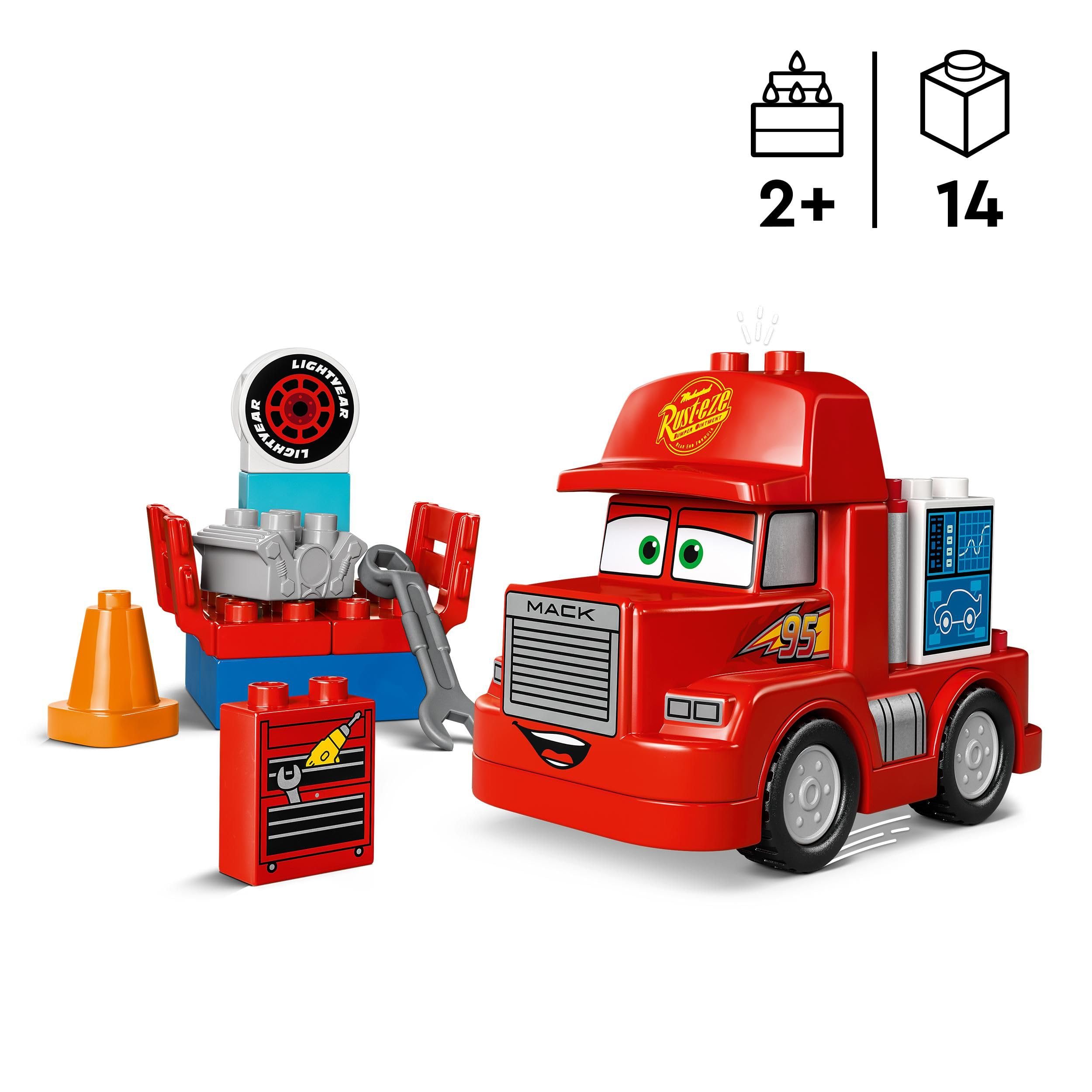 LEGO DUPLO | Disney and Pixar’s Cars Mack Truck beim Rennen 10417