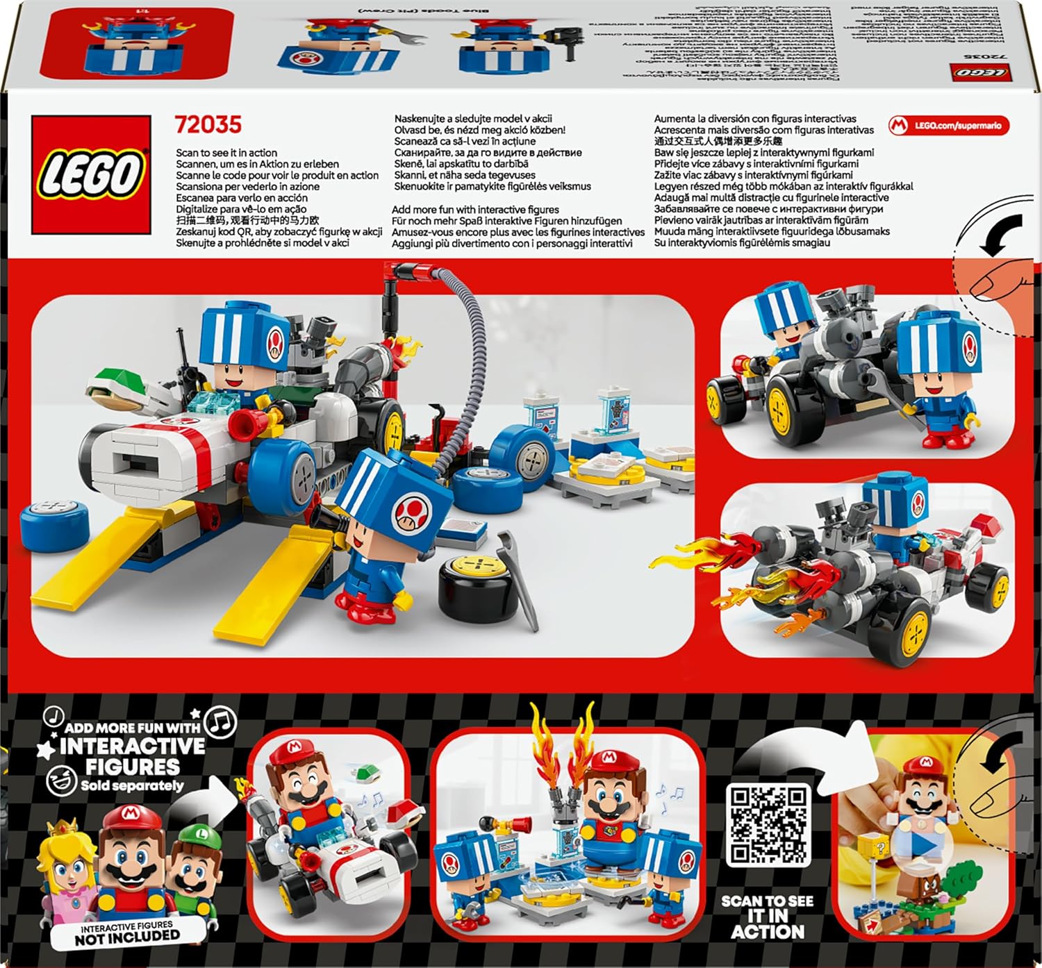 LEGO Super Mario: Mario Kart – Toads Werkstatt 72035