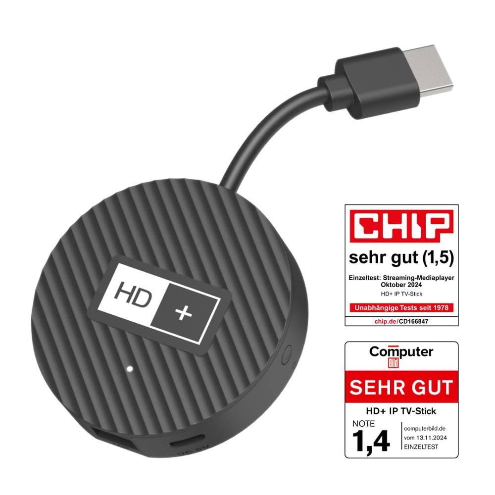 HD+ IP TV-Stick – Der TV-Stick, der Immer direkt mit Live-Fernsehen startet
