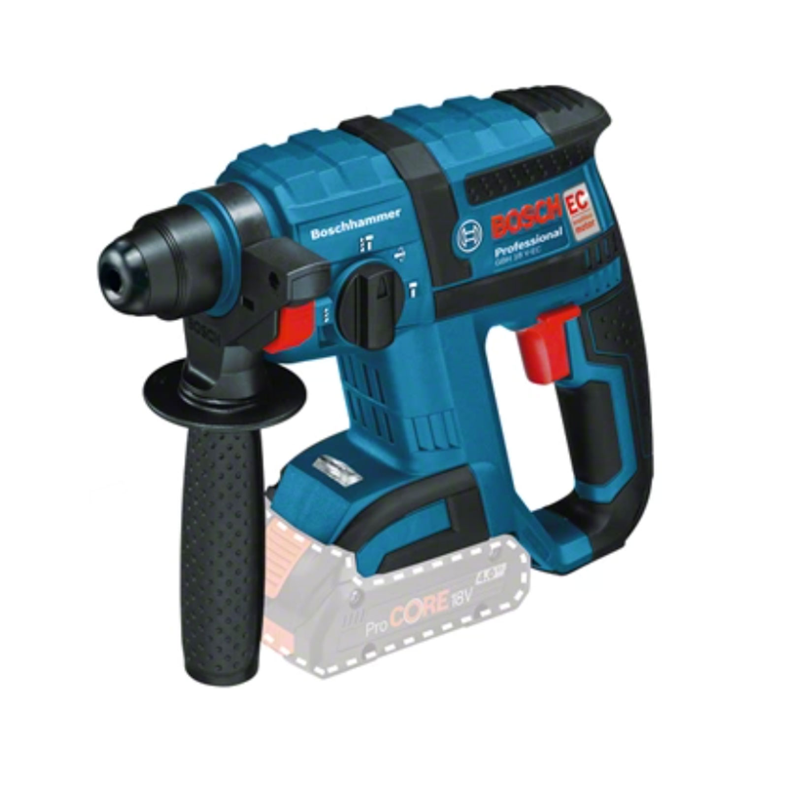 Bosch Professional GBH 18V-EC Bohr- und Meisselhammer (Akku)