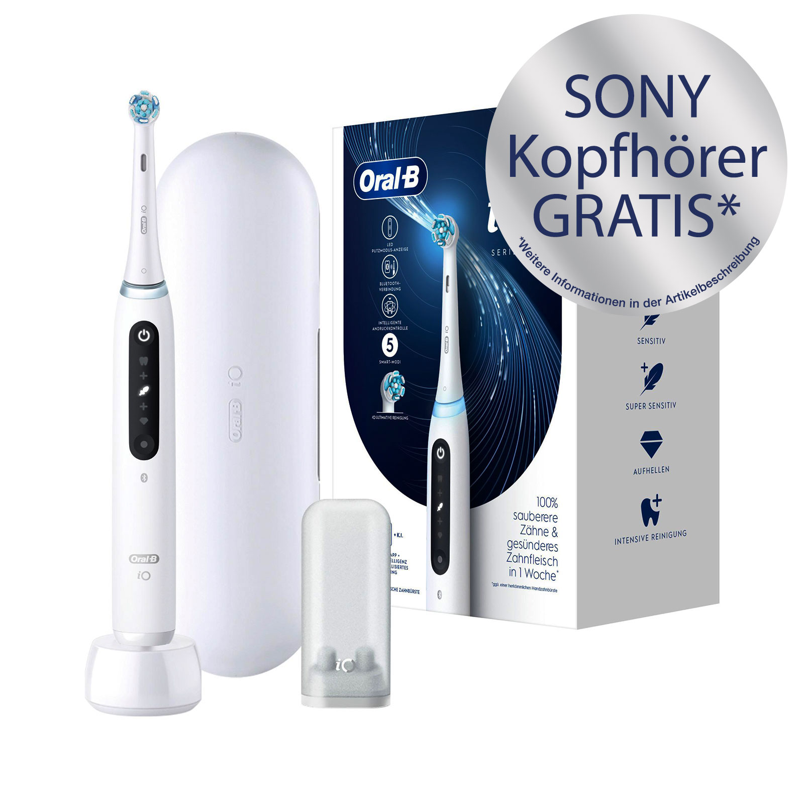 Oral-B iO Series 5 Zahnbürste weiß