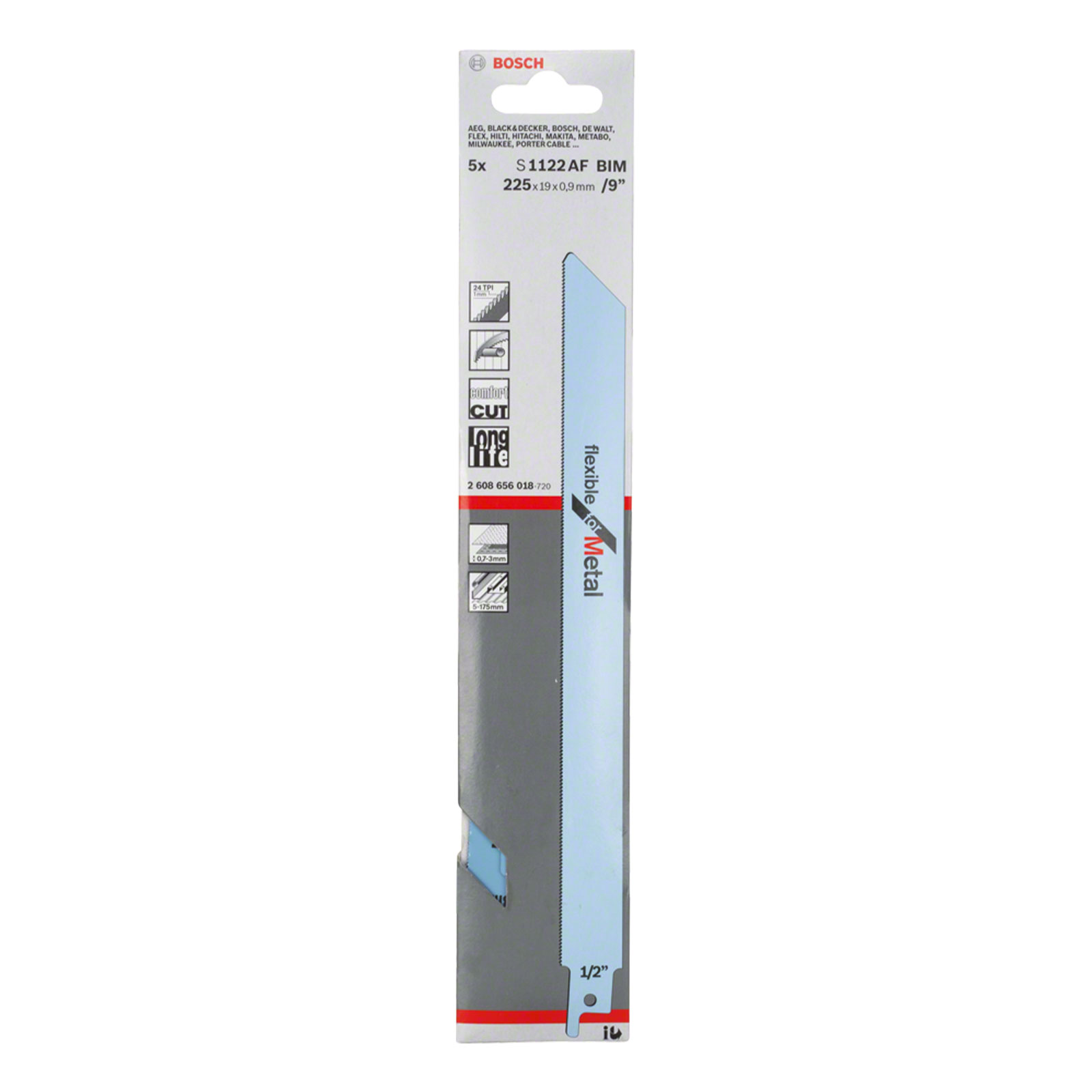 Bosch Professional Saebelsaegeblatt S 1122 AF Flexible for Metal