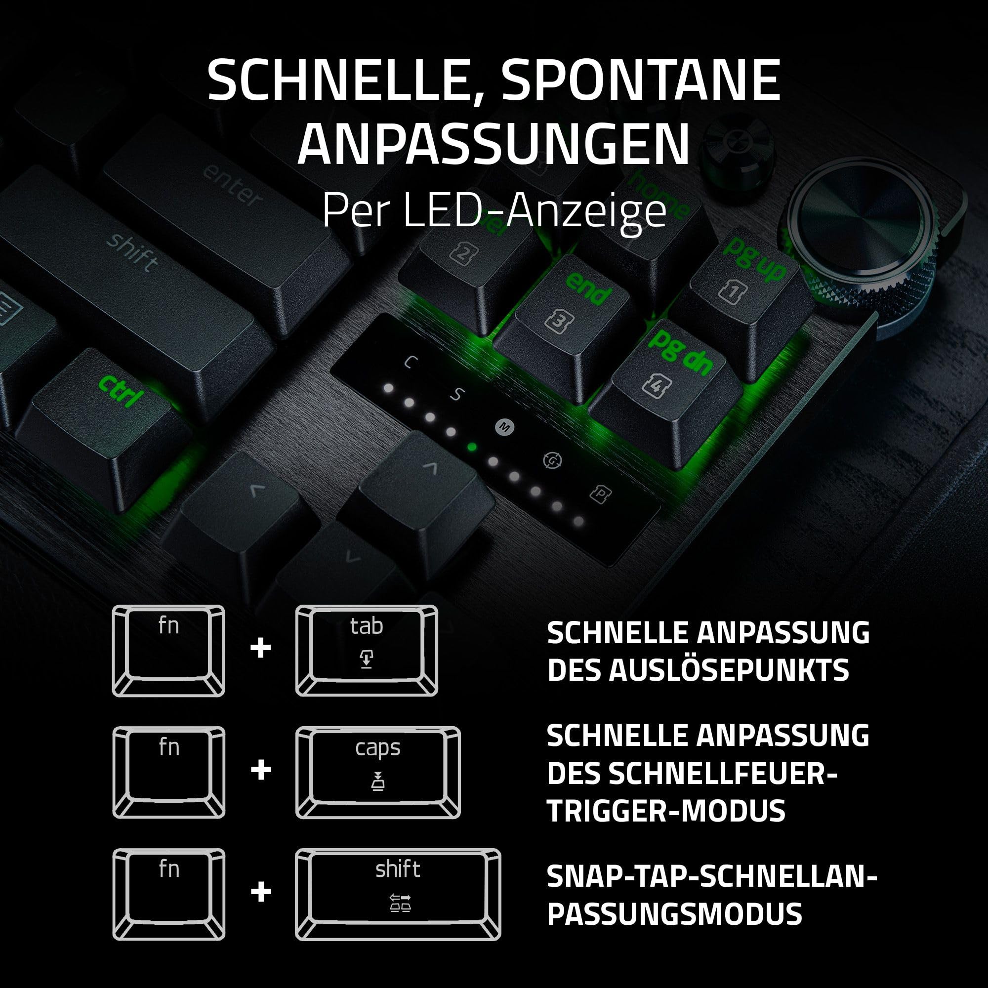 Razer Huntsman V3 Pro Tenkeyless 8KHz - TKL PC-Gaming Tastatur