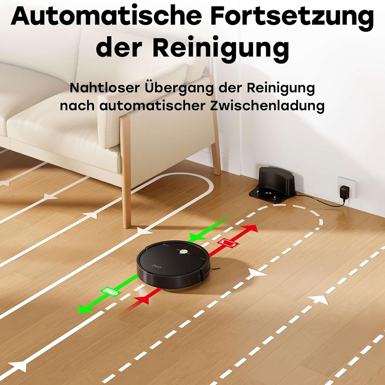 ZACO V4 Max Saugroboter mit Wischfunktion