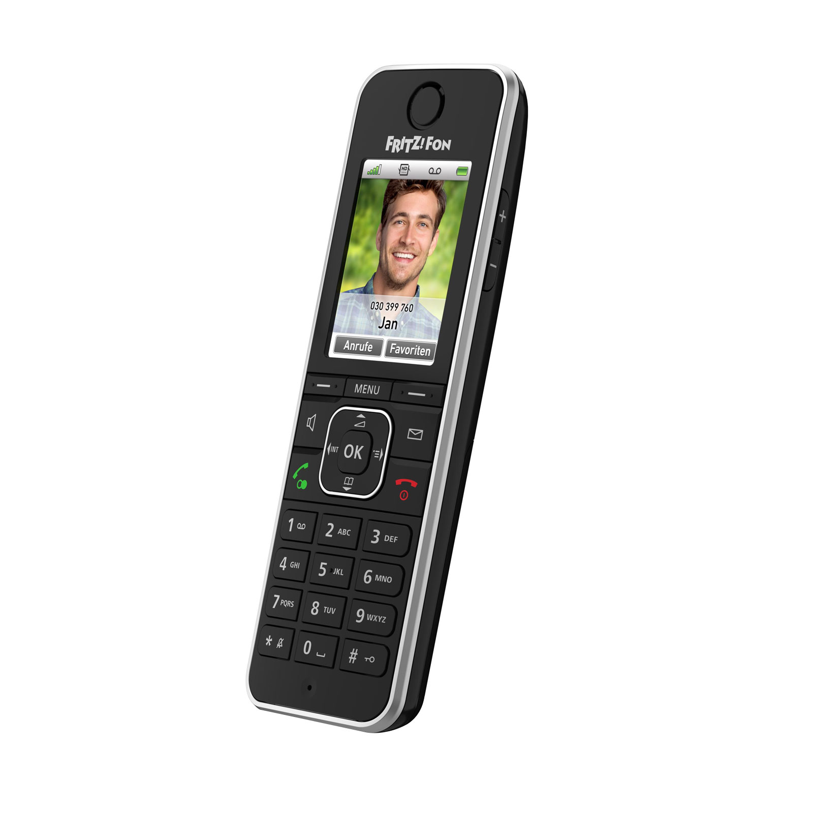 AVM FRITZ!Fon C6 Black Schnurloses Telefon