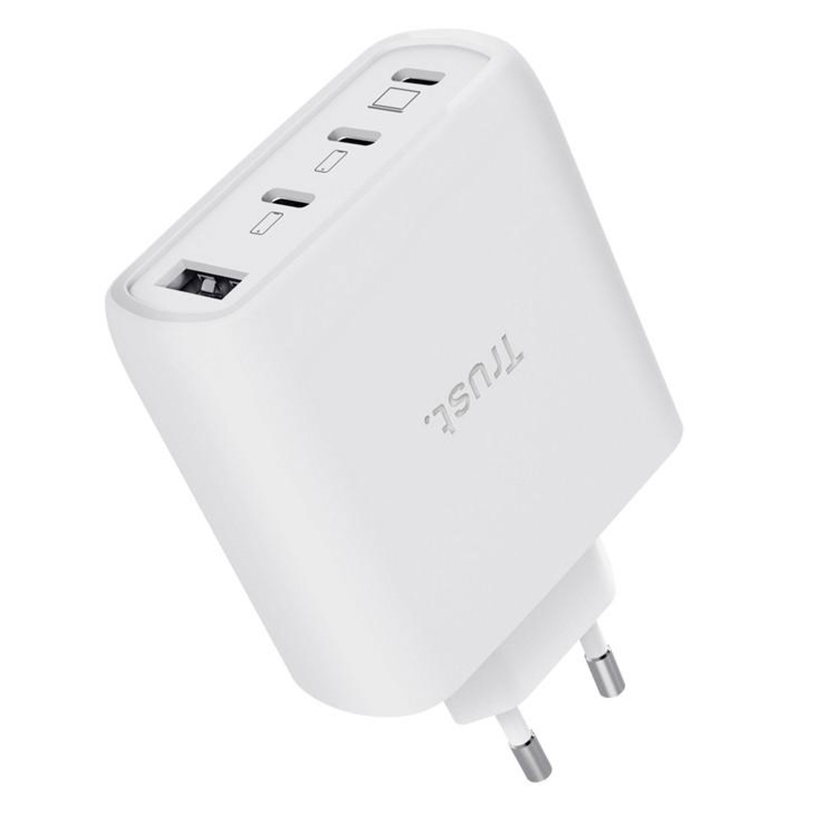 Trust Maxo GaN-USB-Tischladegerät mit 65 W und 4 Anschlüssen