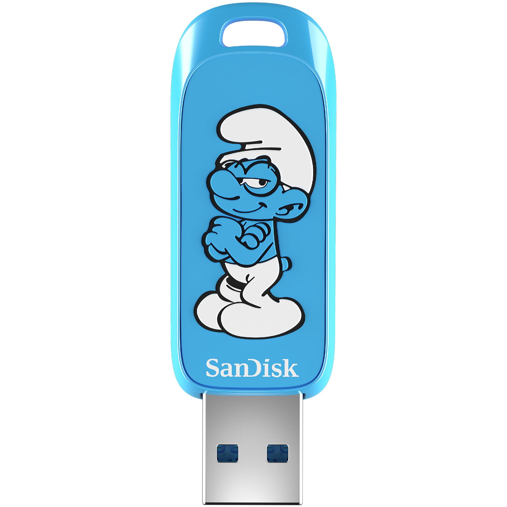 SanDisk SDCZIS-064G-G46 USB-Flash-Laufwerk, 64 GB, Schlumpf-Edition