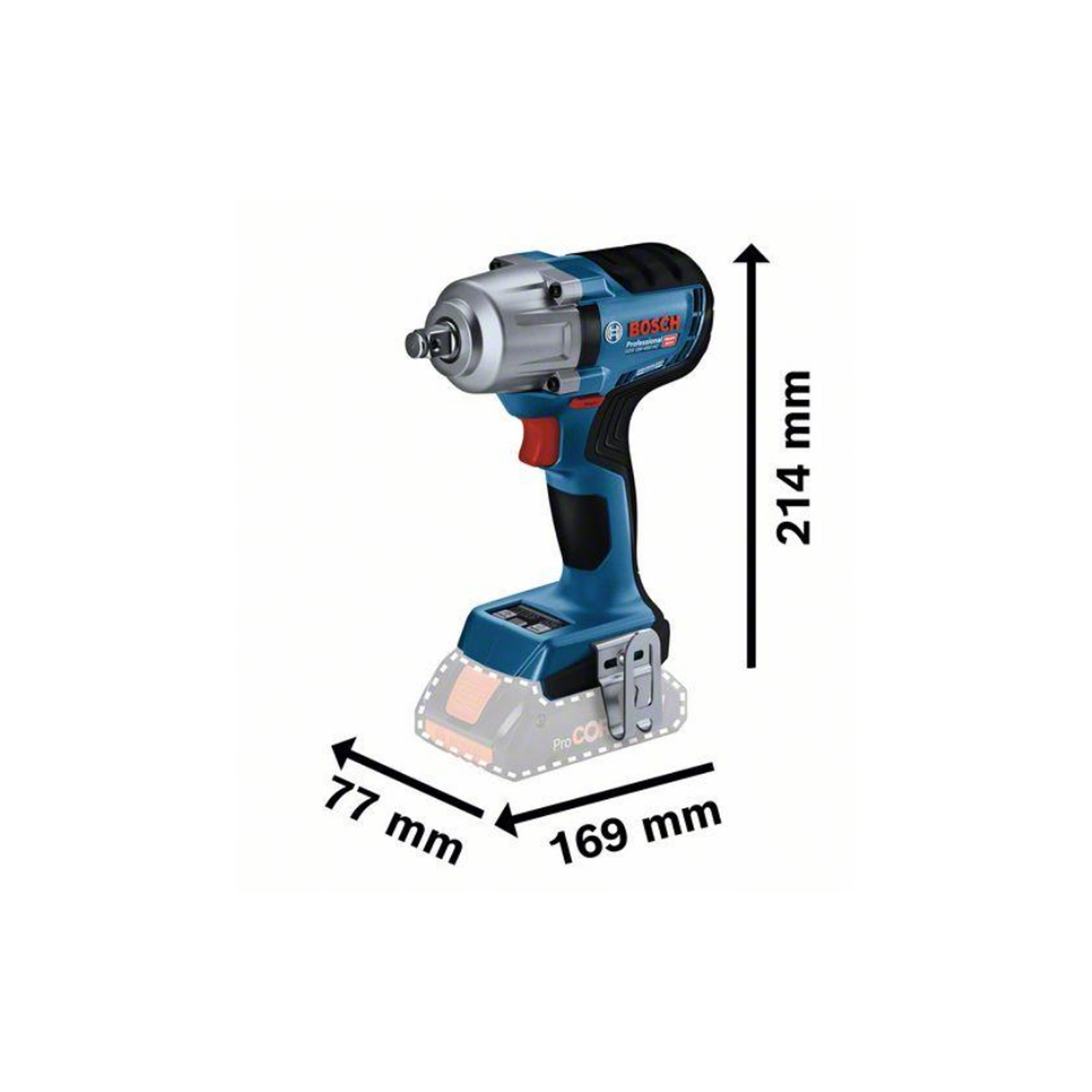 Bosch Professional Akku-Drehschlagschrauber GDS 18V-450 HC