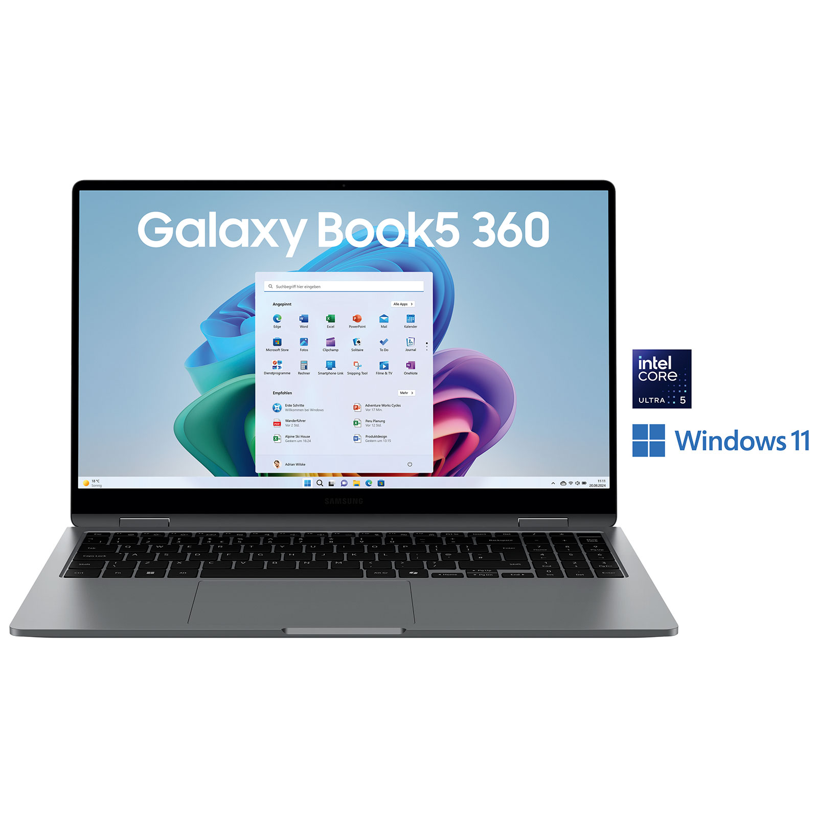 Samsung Galaxy Book5 360, Copilot+ PC, 15,6 Zoll