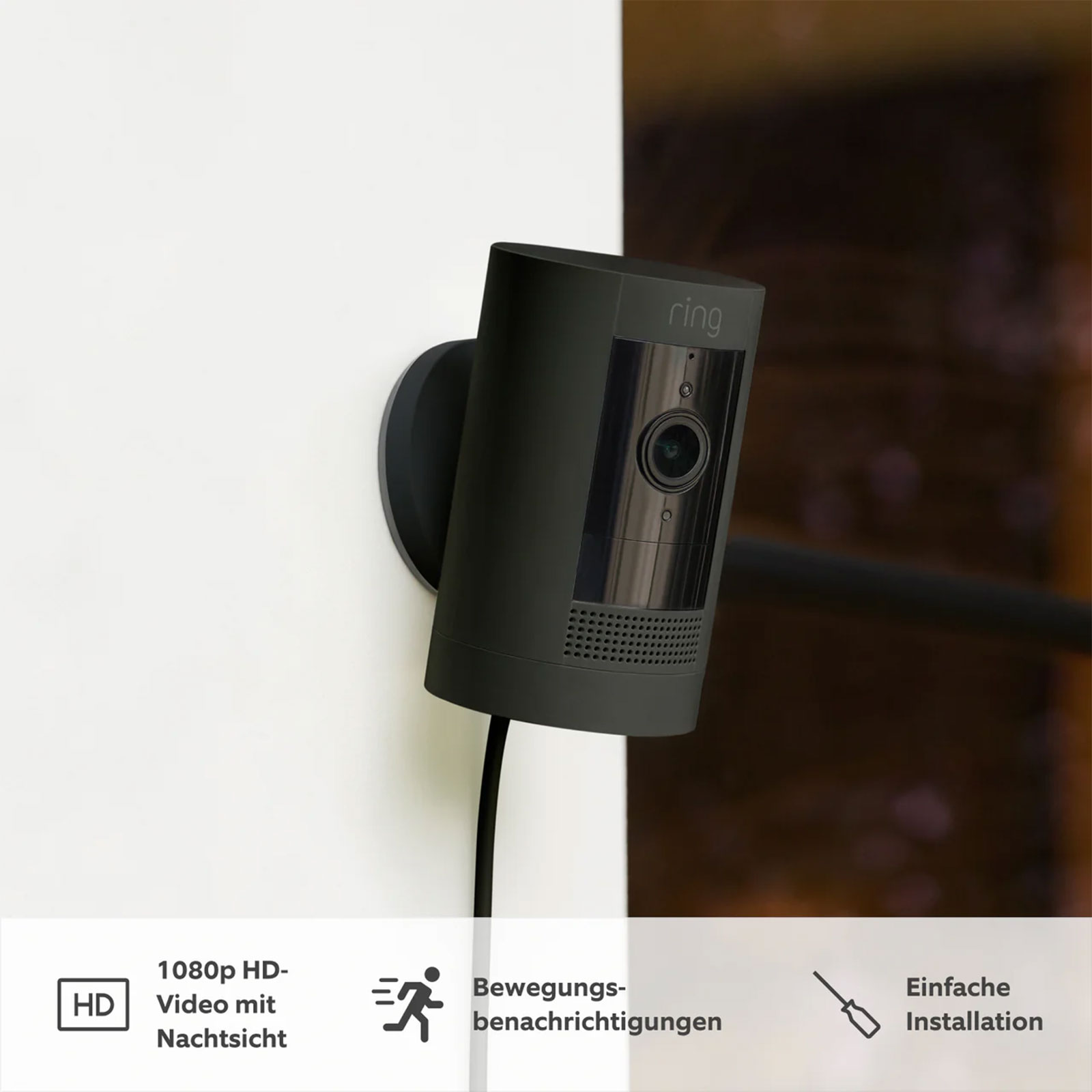 Ring Stick Up Cam Plug-in, 2023