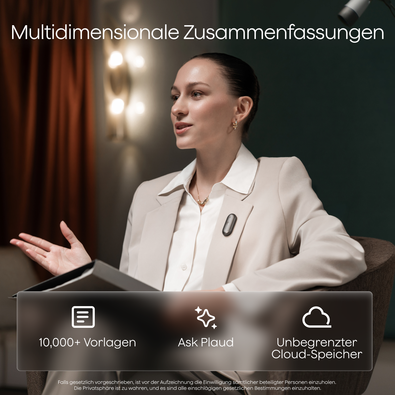 PLAUD Diktiergerät NotePin S