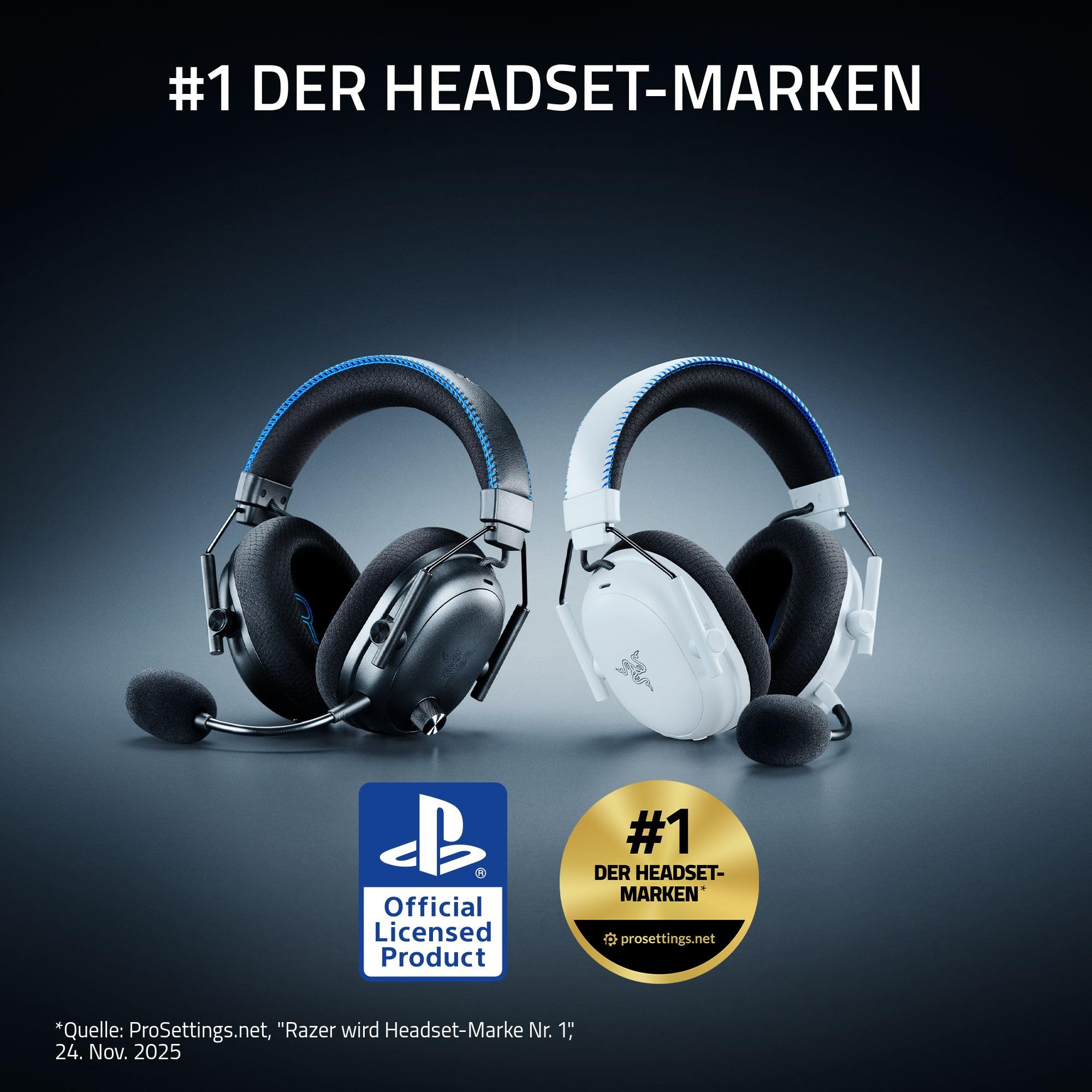 Razer BlackShark V3 Pro für Playstation – Kabelloses E-Sport-Headset