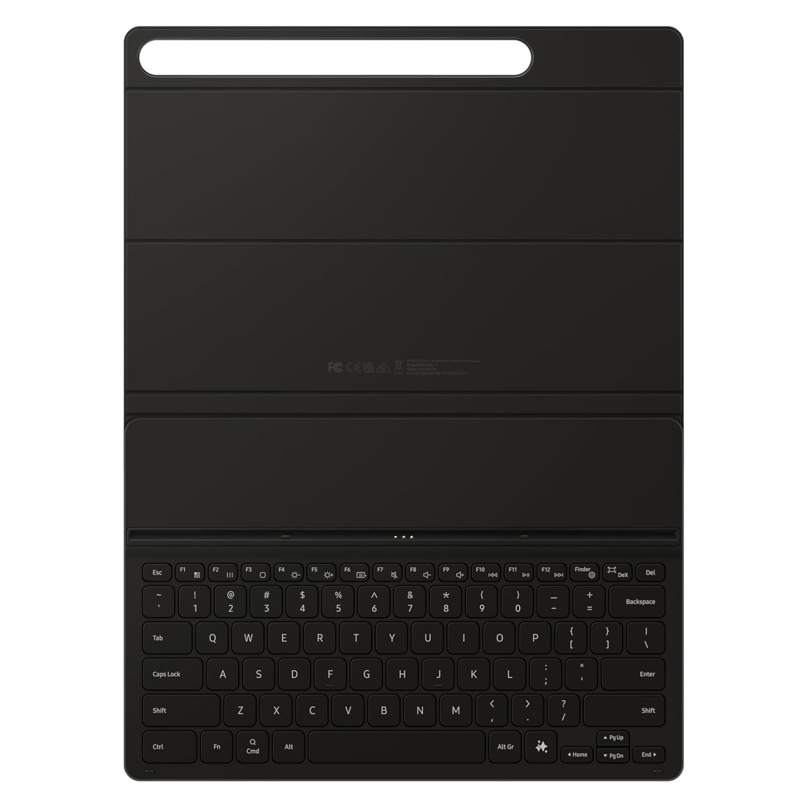 SAMSUNG Tab S10+/S9+/S9 FE+Book Cover Keyboard Slim black Tablet-Hülle