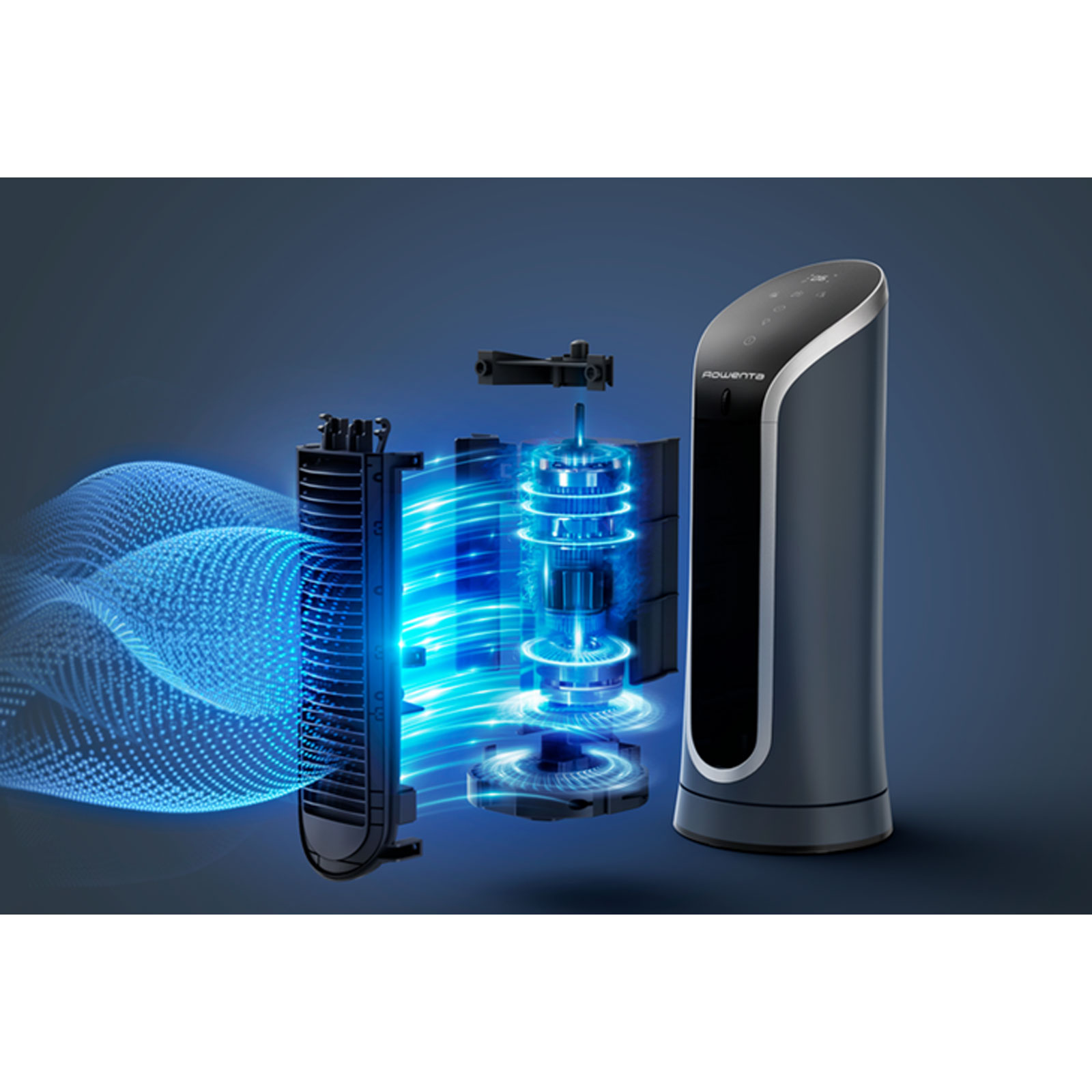 ROWENTA Eole Compact VU6220 Mini Turmventilator