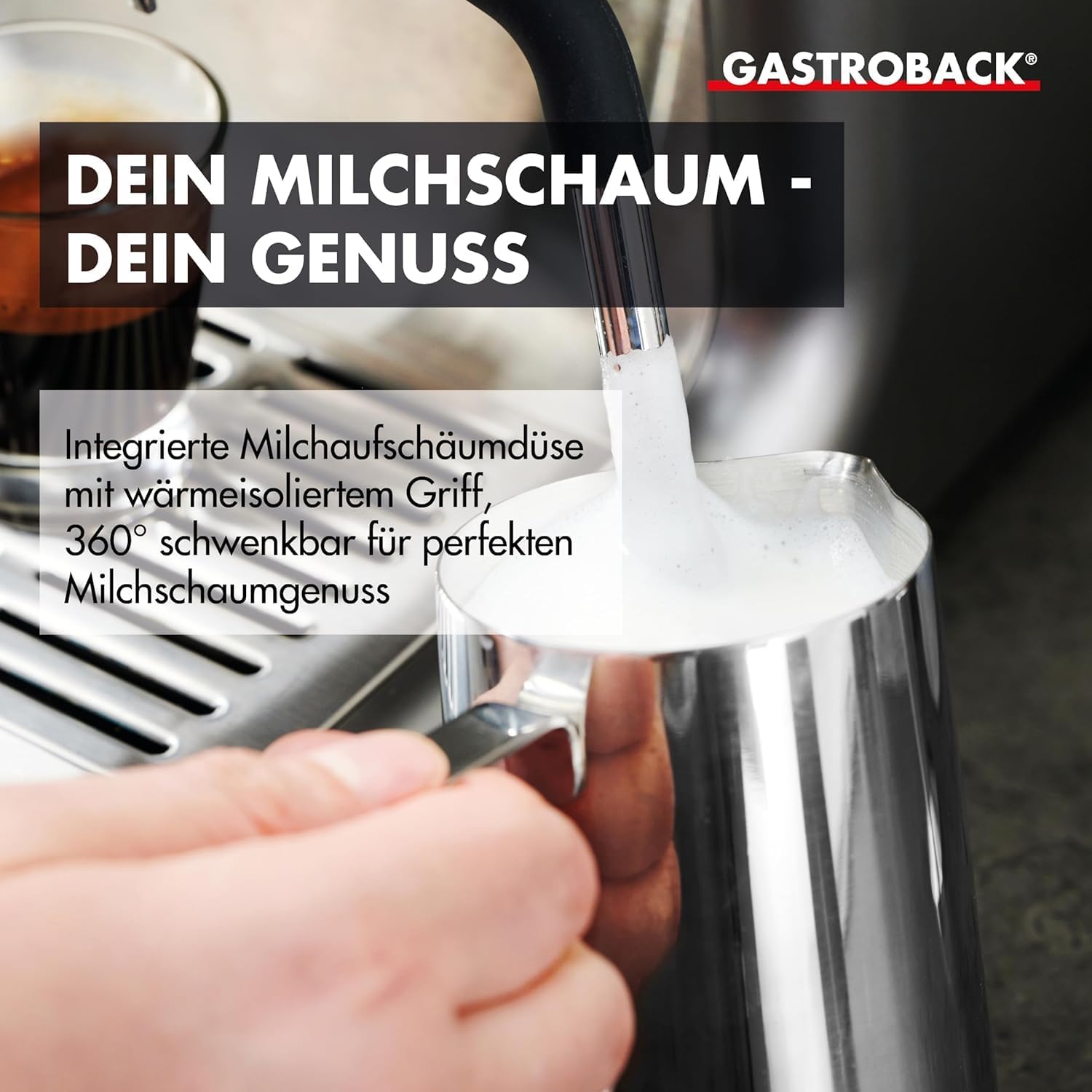Gastroback 42627 Design Espresso Advanced Urban Duo Siebträger-Espressomaschine