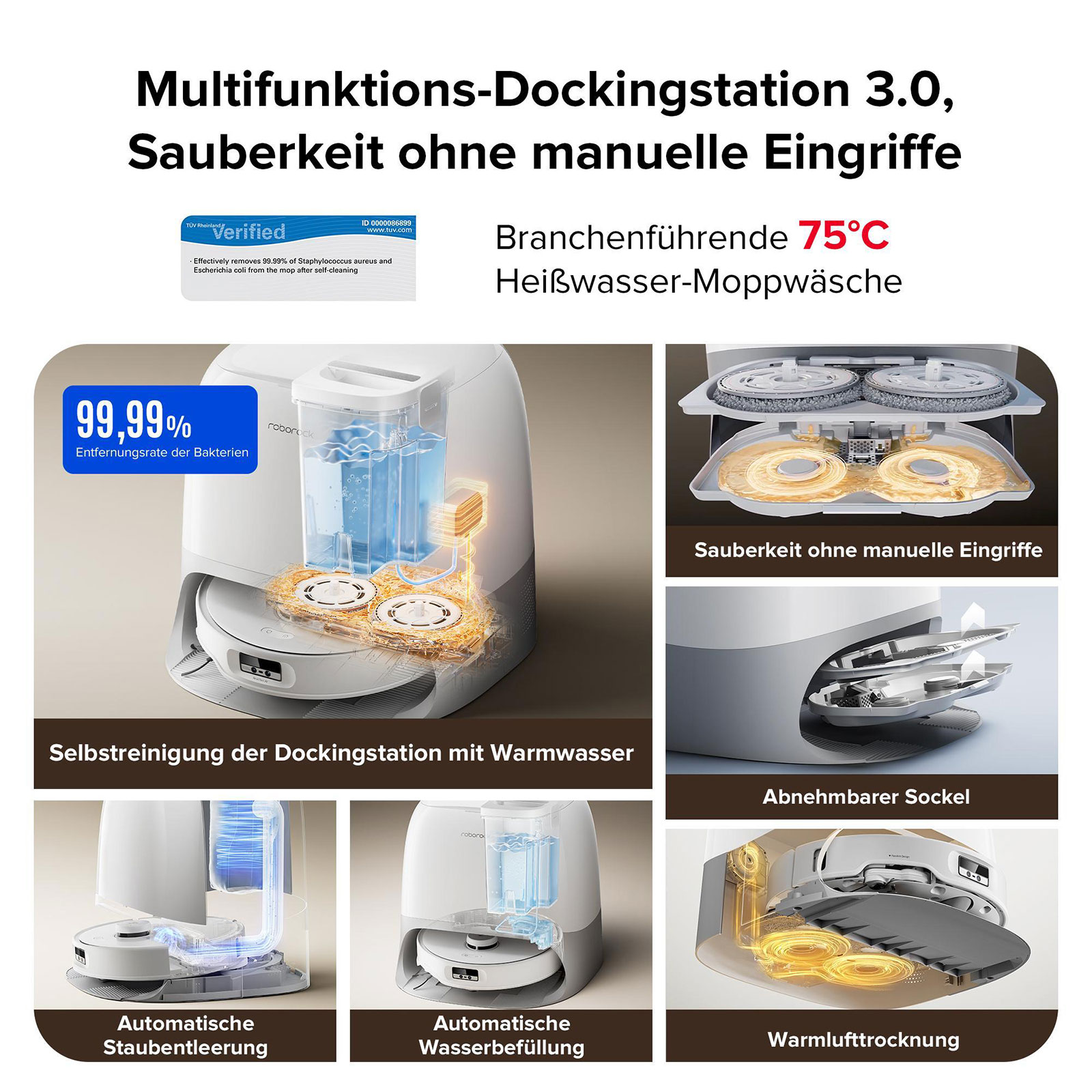 Roborock Qrevo Curv Saugroboter mit Wischfunktion