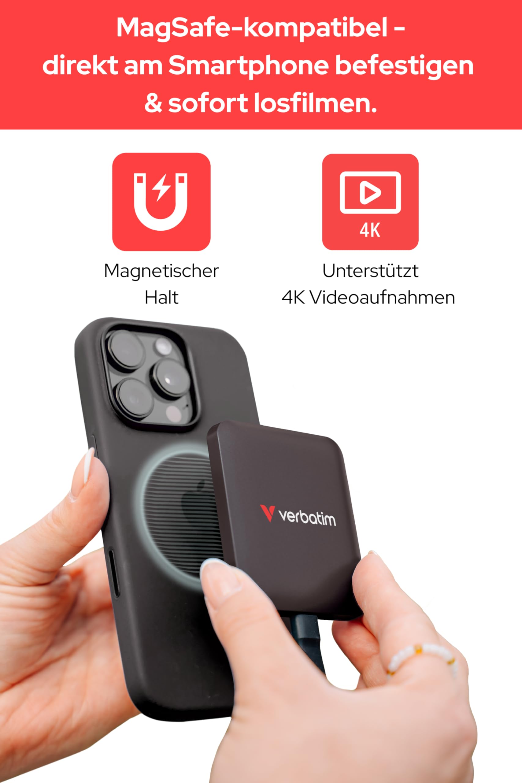 Verbatim Snapback SSD 512GB, Magsafe, Externe SSD