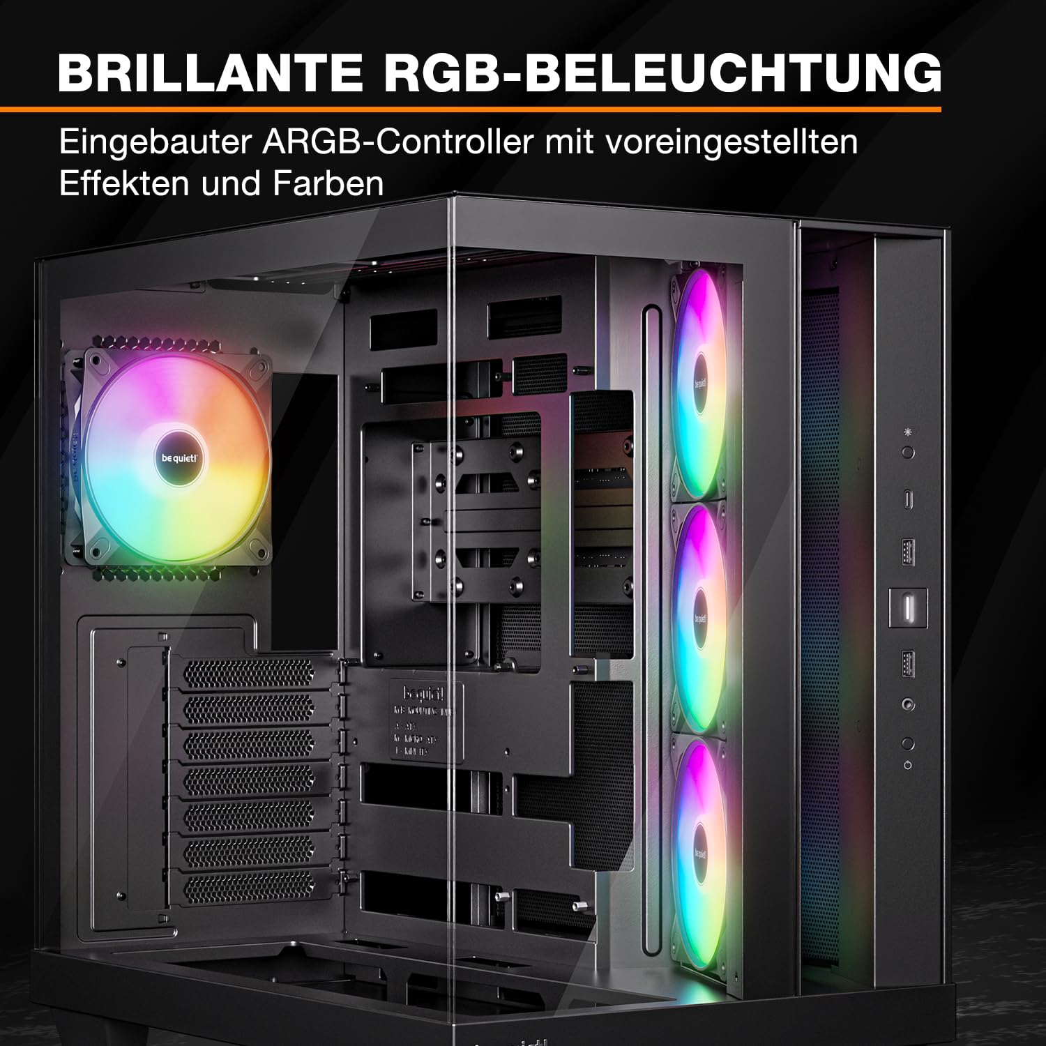 be quiet! Light Base 500 LX Black PC-Gehäuse