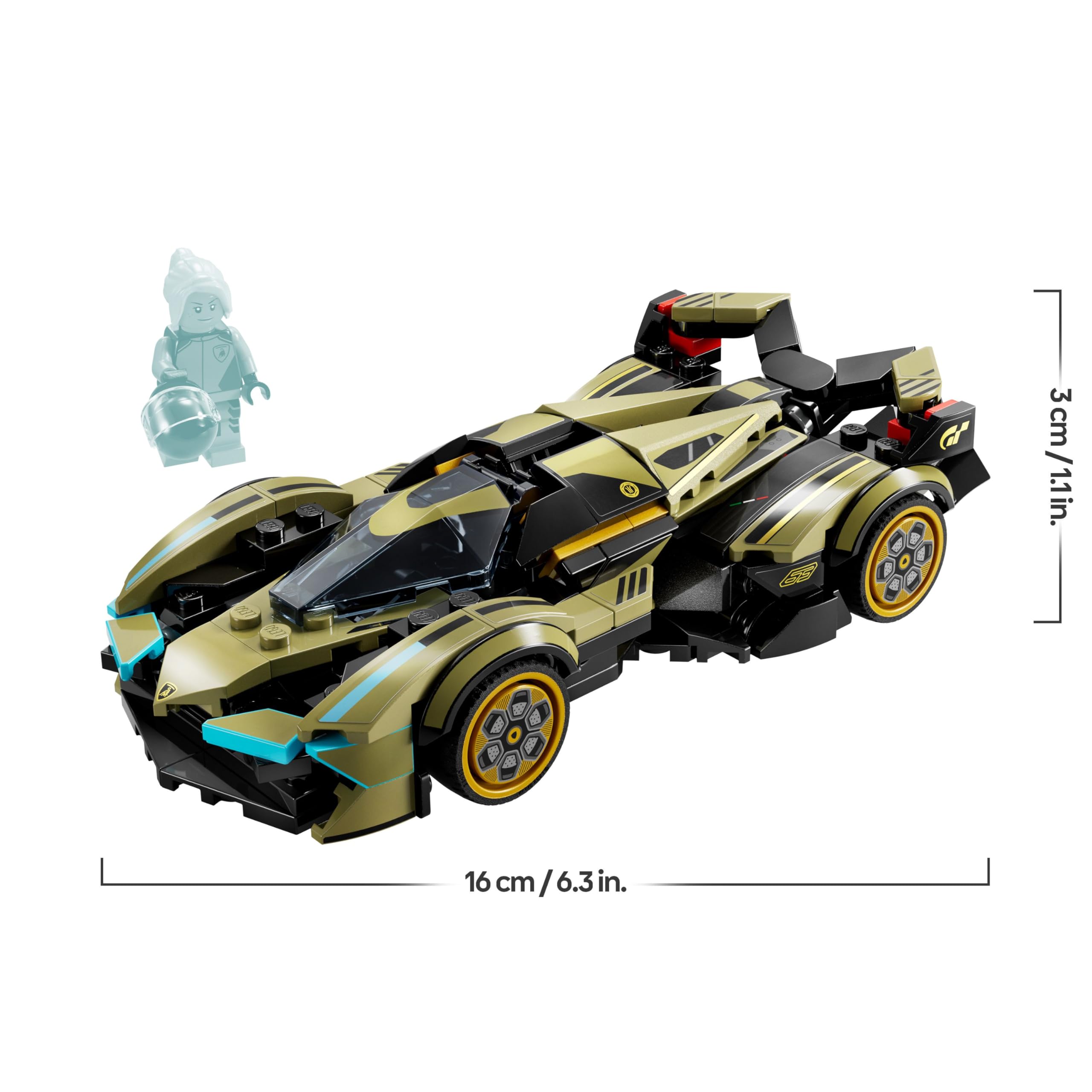 LEGO Speed Champions Lamborghini Lambo V12 Vision GT Supersportwagen 76923