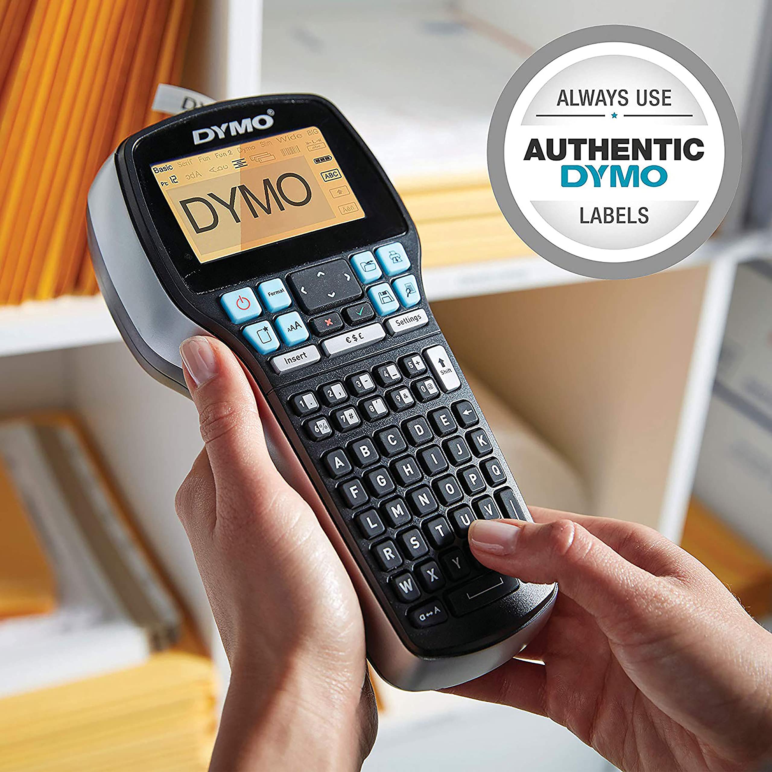 Dymo LabelManager 420P 6/9/12/19 mm D1-Bänder ABC UK/HK Beschriftungsgerät
