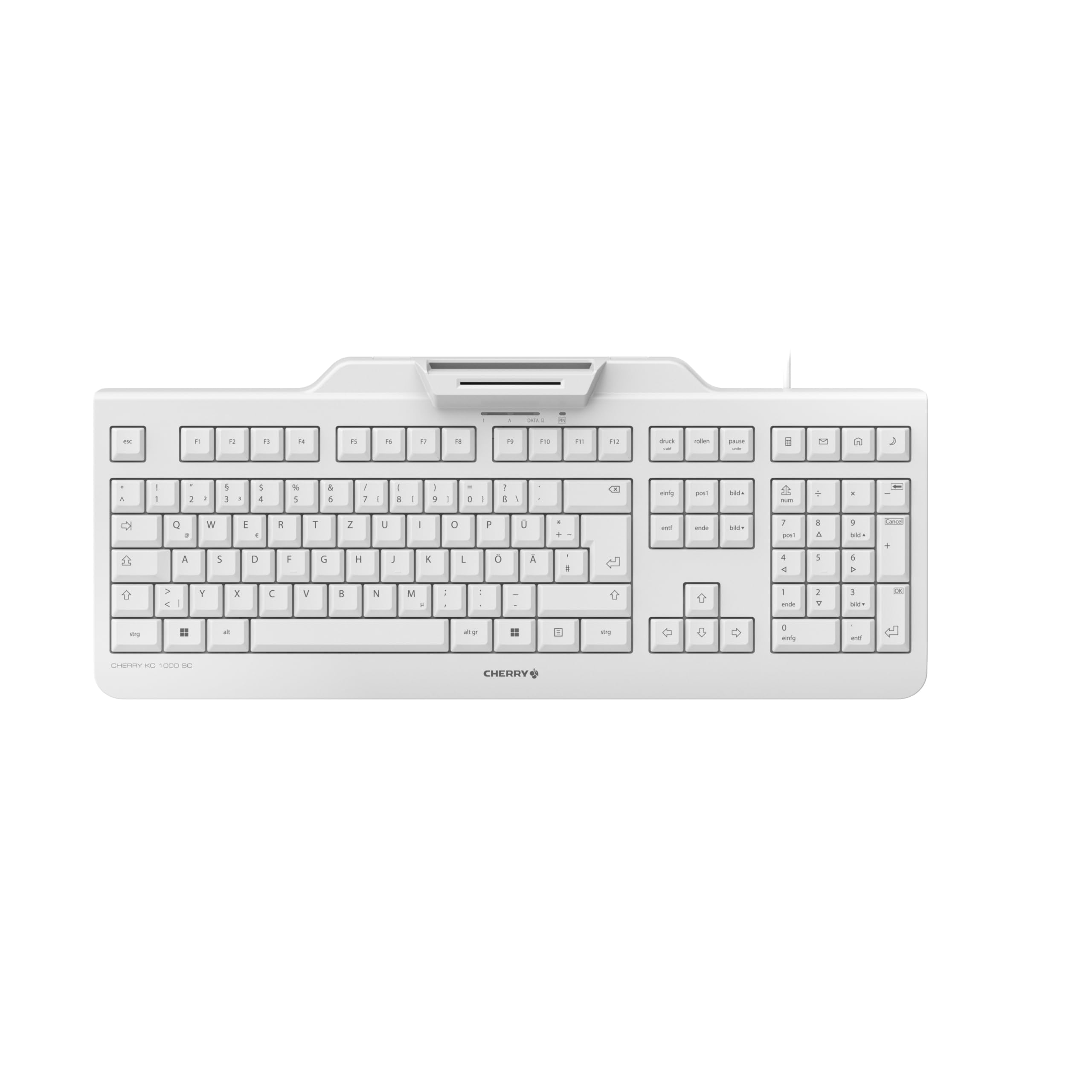 CHERRY KC 1000 SC, Kabelgebundene Security-Tastatur mit integriertem Kartenleser