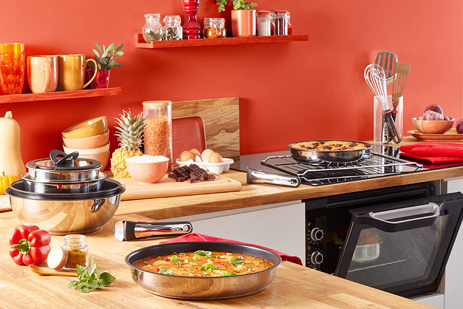 Tefal Preference On Pfannenset 22+26cm mit Premium-Griff 2-er Set