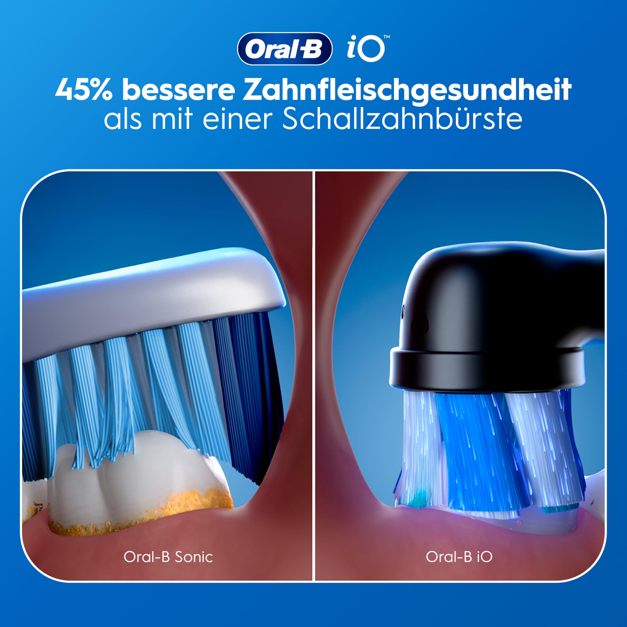 Oral-B iO 2 Black/Forest Doppelpack Zahnbürste inkl. 2 Aufsteckbürsten