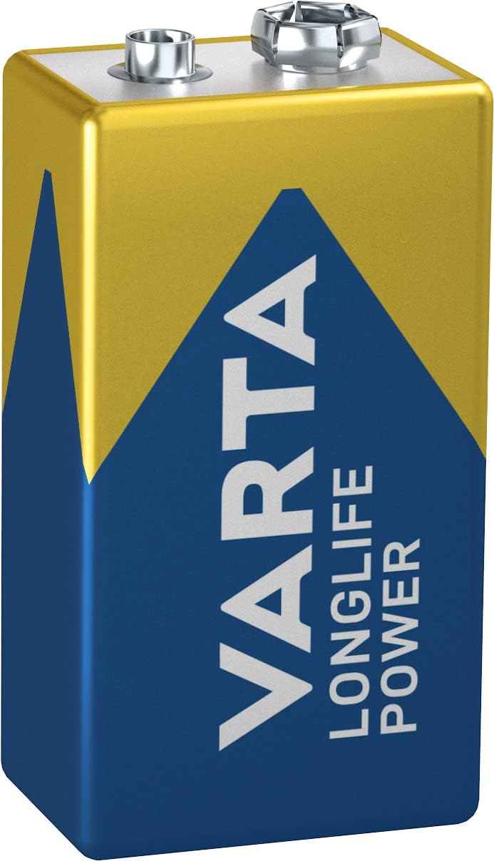 VARTA Batterien 9V Blockbatterie Longlife Power - 1 Stück