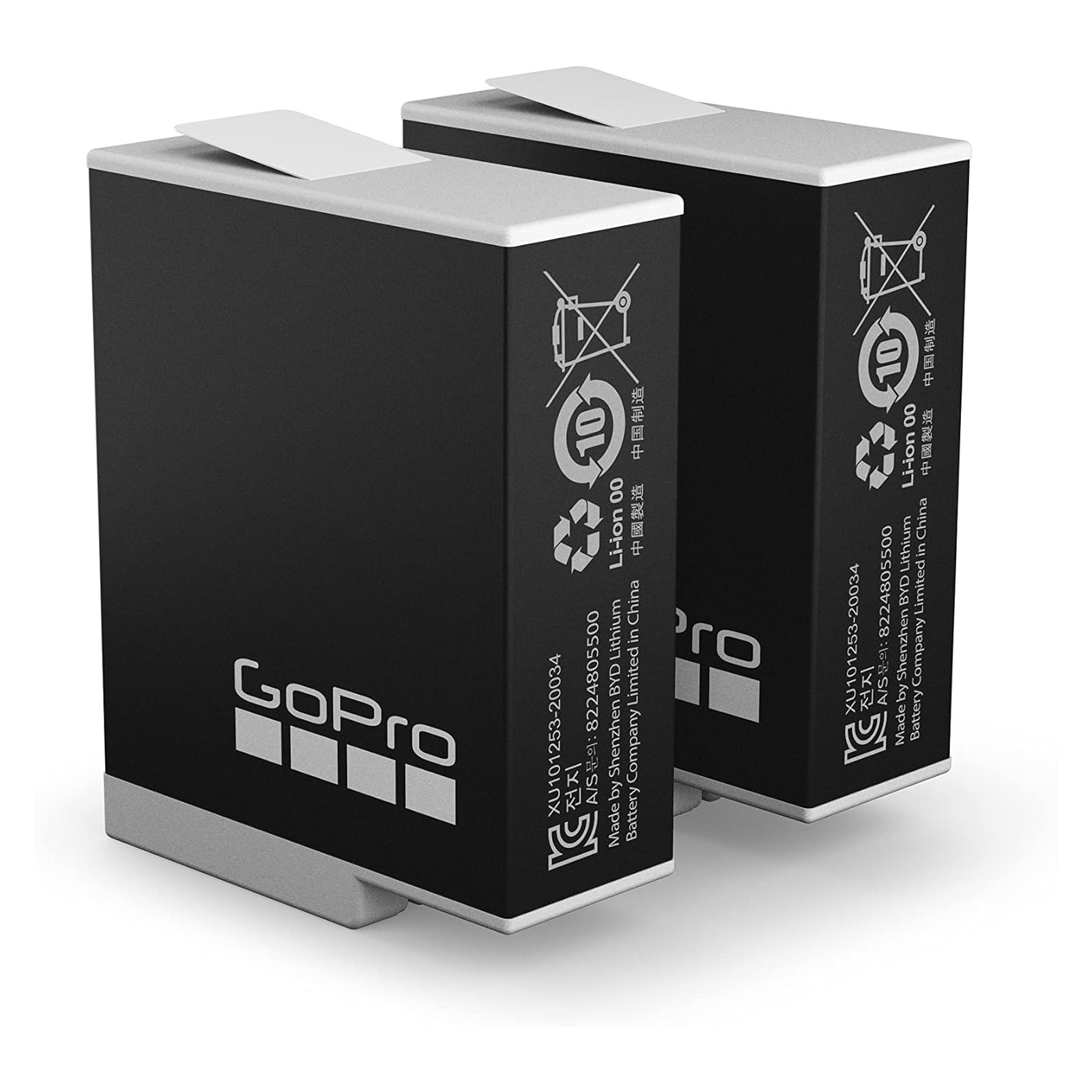 GoPro Enduro Battery Doppelpack (passend für HERO9, HERO10, HERO11, HERO11 Mini)