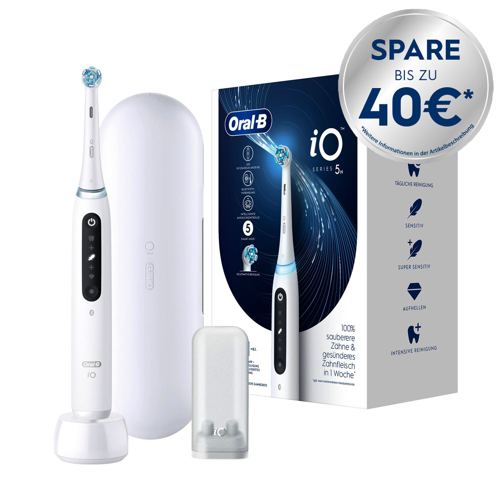 Oral-B iO Series 5 Zahnbürste weiß