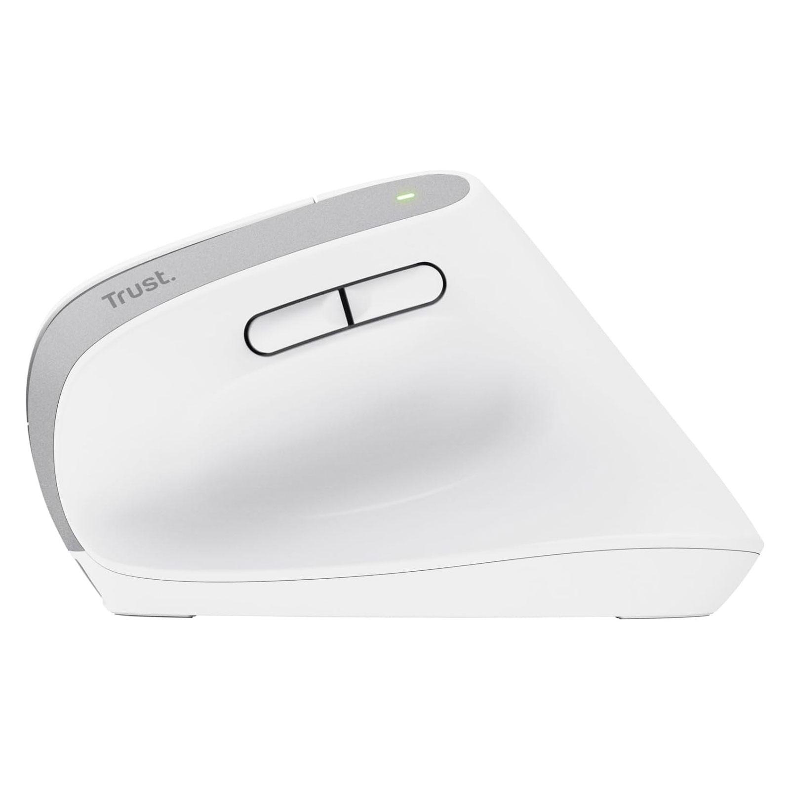 Trust Bayo+ Ergonomische kabellose Maus für mehrere Geräte, Weiß (25399)