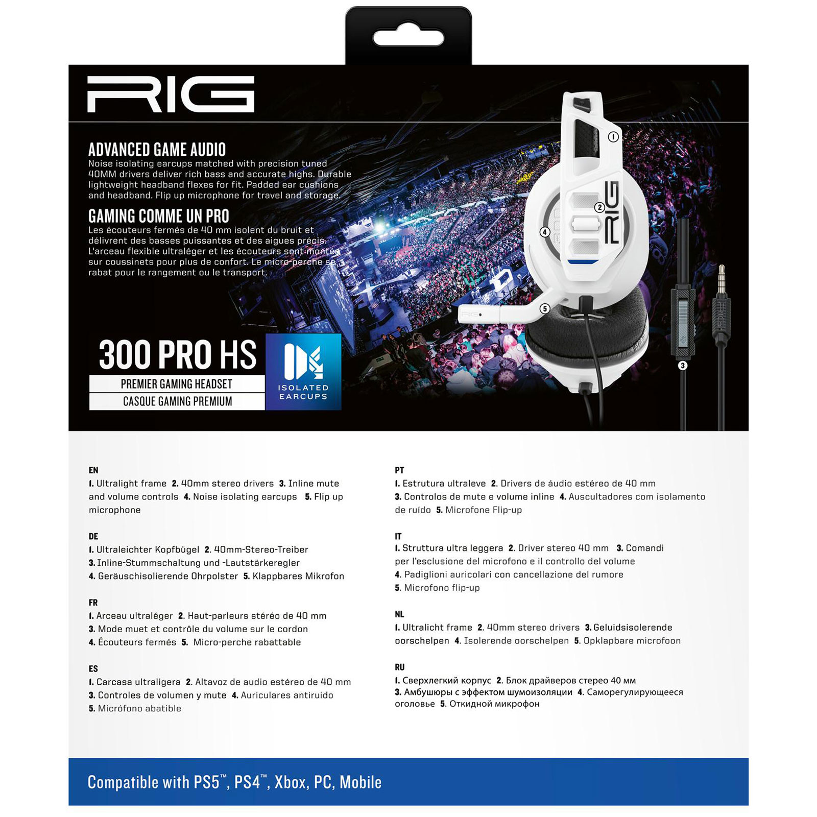 NACON RIG 300 PRO HS Gaming-Headset