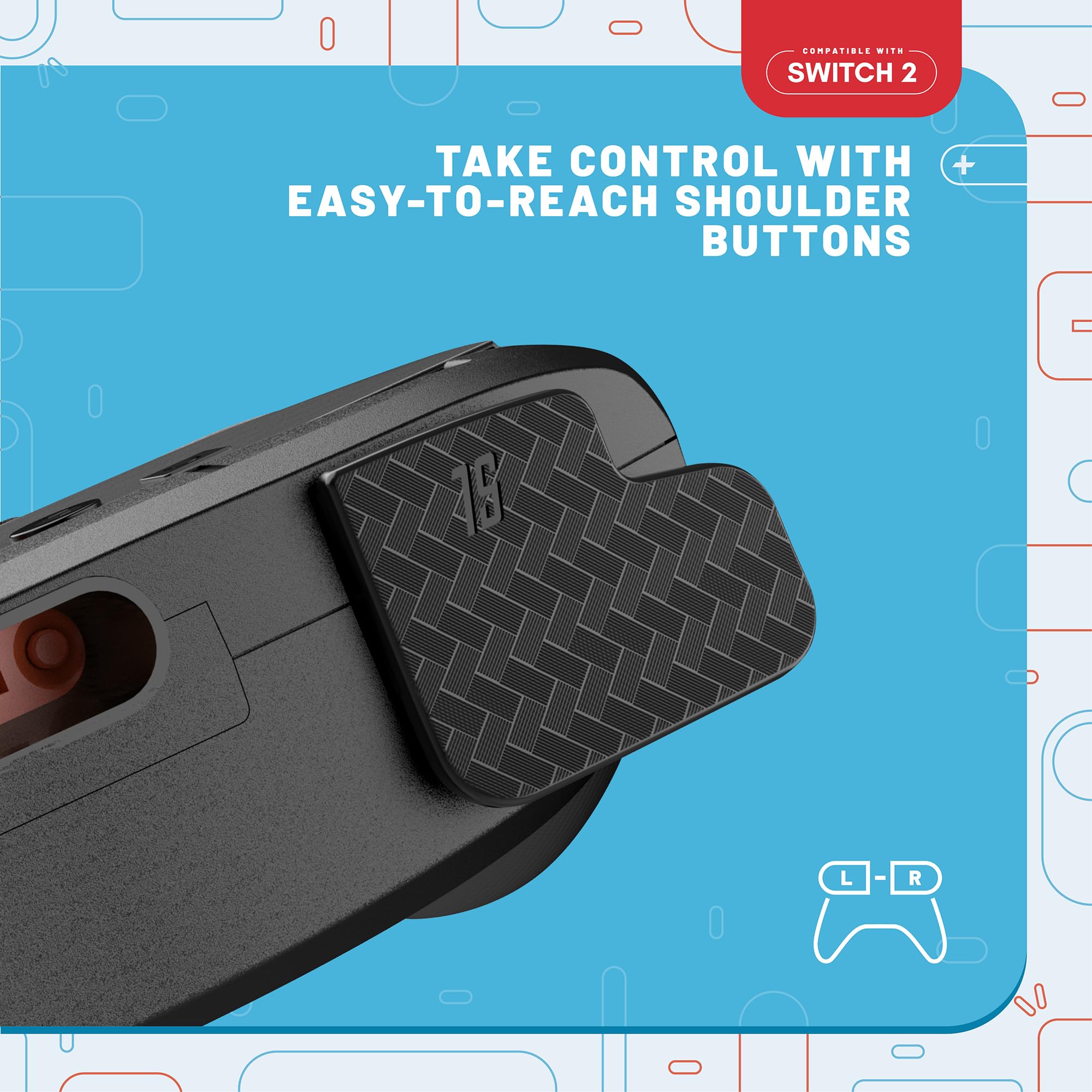 STEALTH Joy-Con-Griffe kompatibel mit Switch 2, Doppelpack