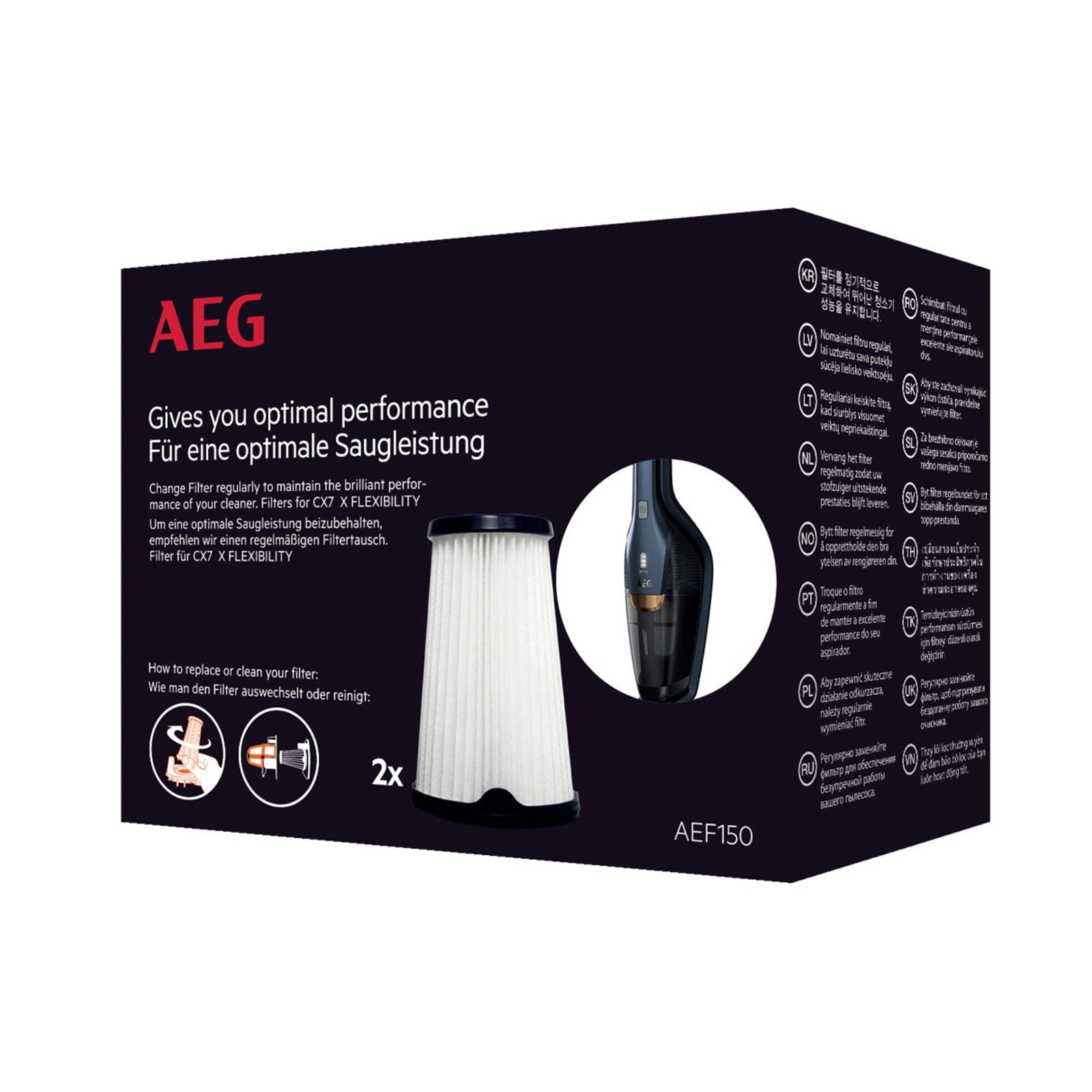 AEG AEF 150 CX7-2 Filter-Set