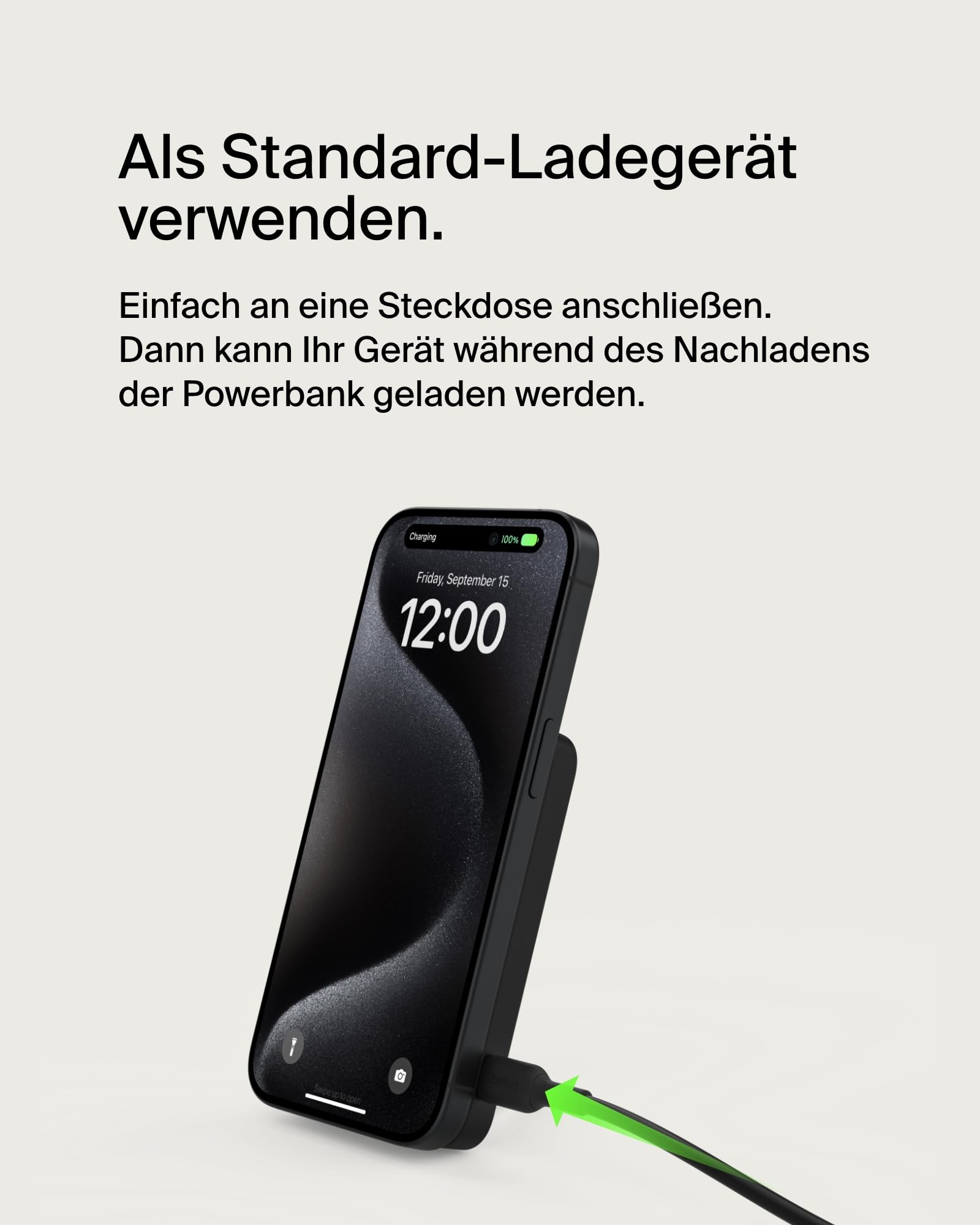 Belkin BoostCharge Pro Kabellose Powerbank